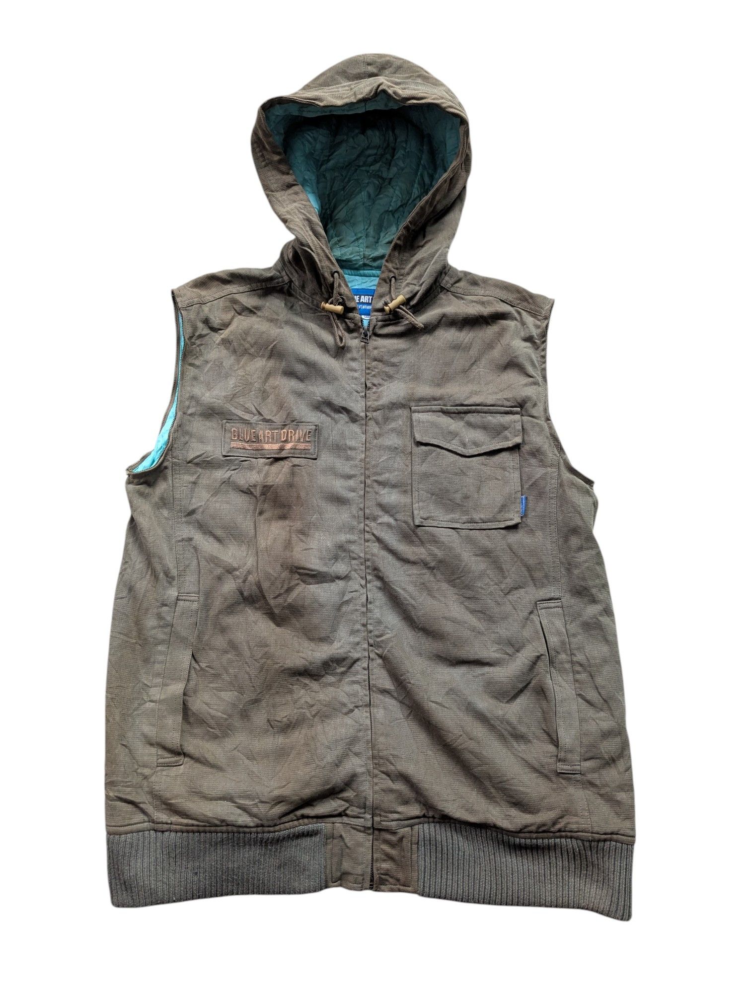 Japanese Brand × Vintage Vintage Jacket Blue Art Drive Surf Clothing Japan Size US L / EU 52-54 / 3 - 2 Thumbnail