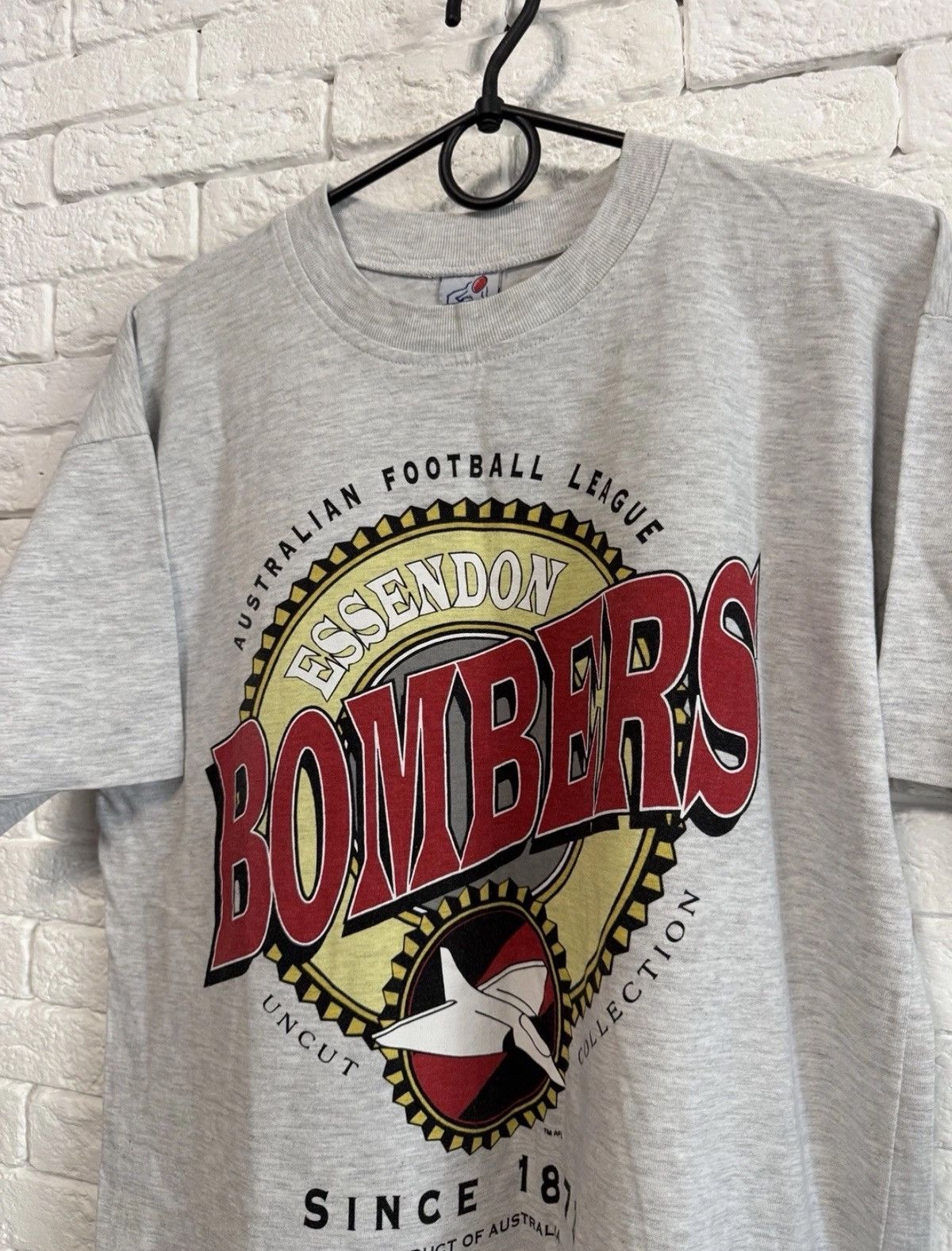 Other Vintage Full Boar Australian League Essedon Bombers T-shirt Size US L / EU 52-54 / 3 - 2 Thumbnail