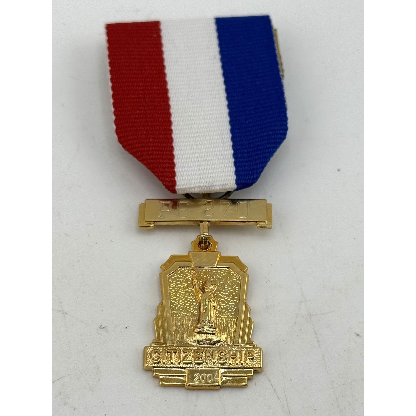 Vintage Citizenship 2004 medal PS 270 Ribbon Pin Size ONE SIZE - 1 Thumbnail