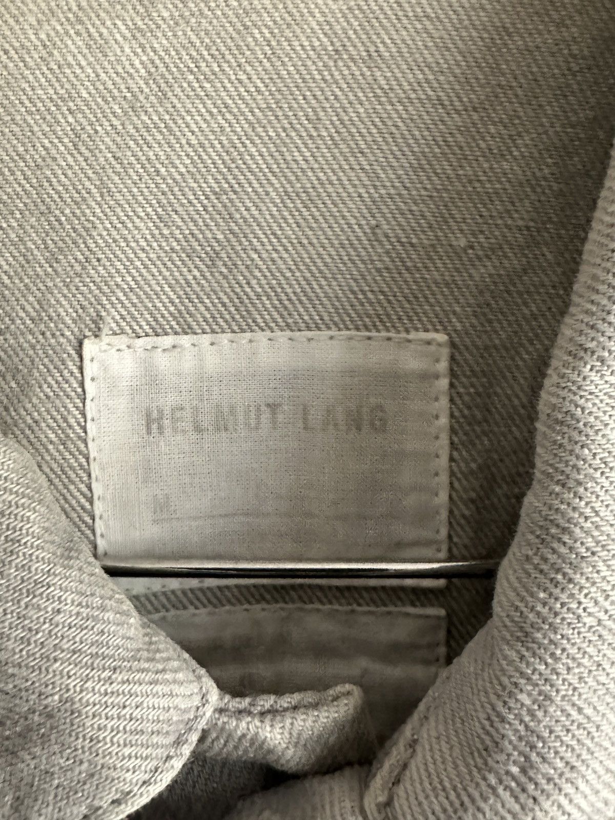 Helmut Lang Helmut Lang Denim Jacket Light Grey Size US M / EU 48-50 / 2 - 3 Thumbnail