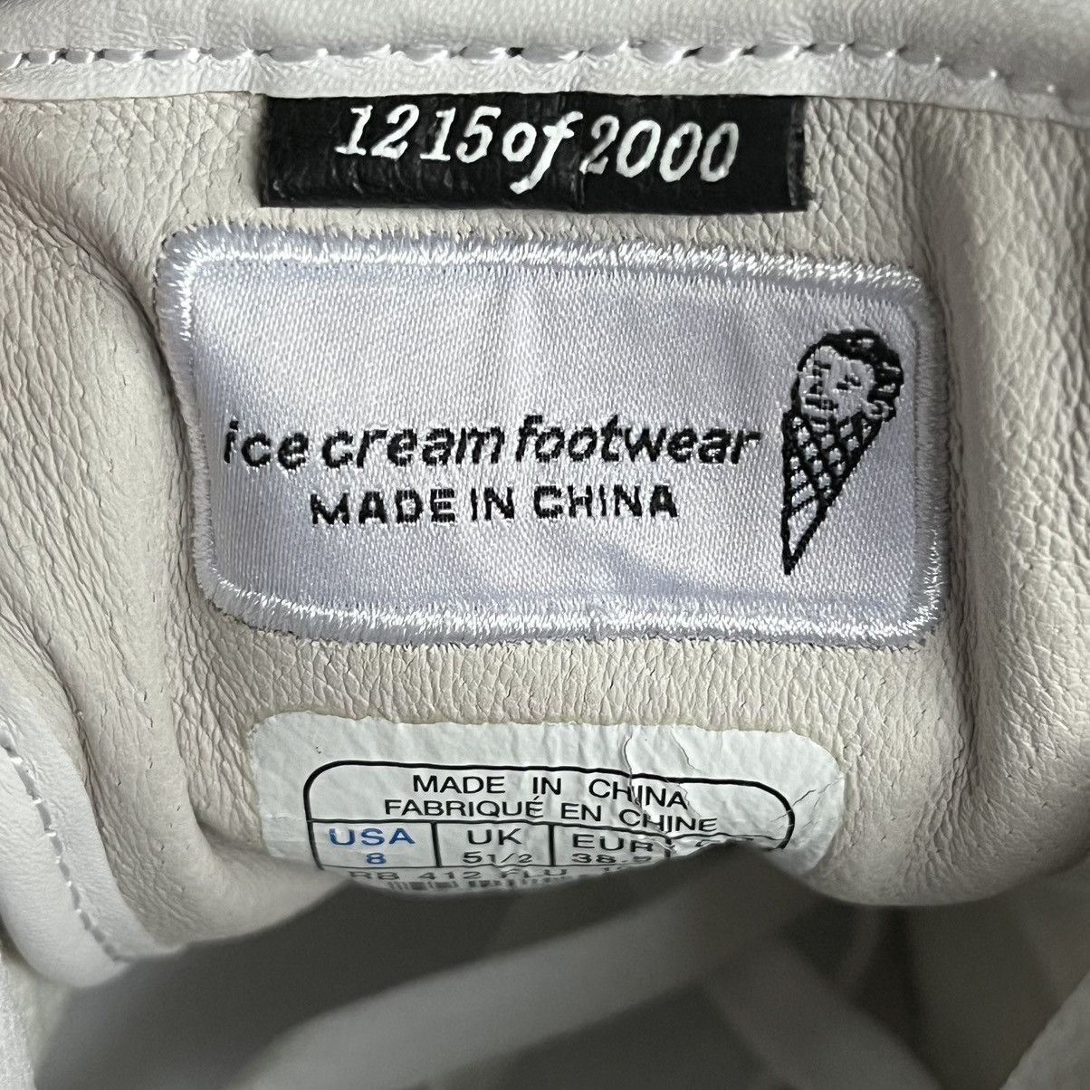 Pharrell RARE OG BBC ICE CREAM REEBOK NAME CHAIN BOUTIQUE LOW SHOES Size US 8 / IT 38 - 6 Thumbnail