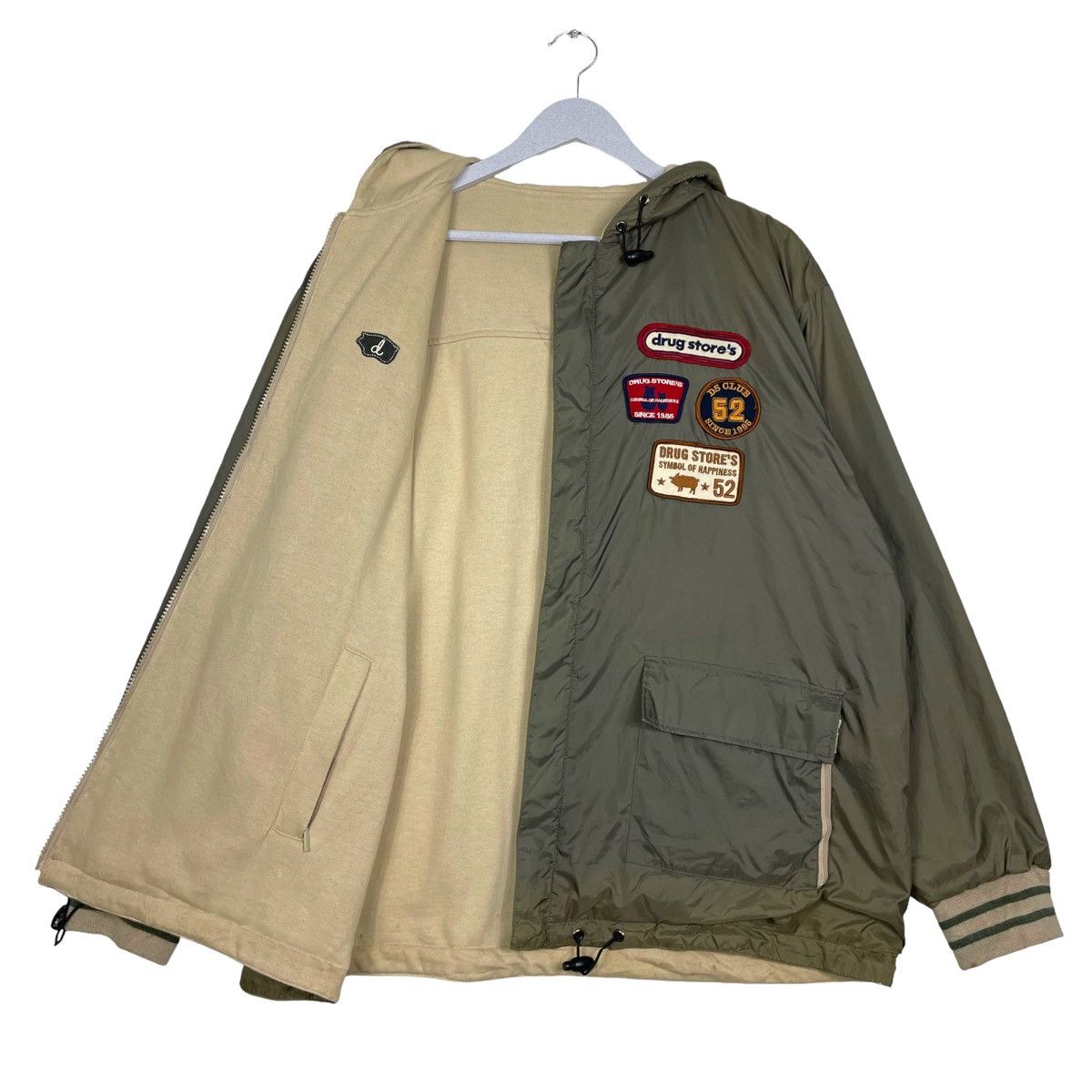 Hysteric Glamour × Japanese Brand 💥THE DRUG STORE PATCHERS LOGO HOODIE JACKET Size US L / EU 52-54 / 3 - 7 Thumbnail