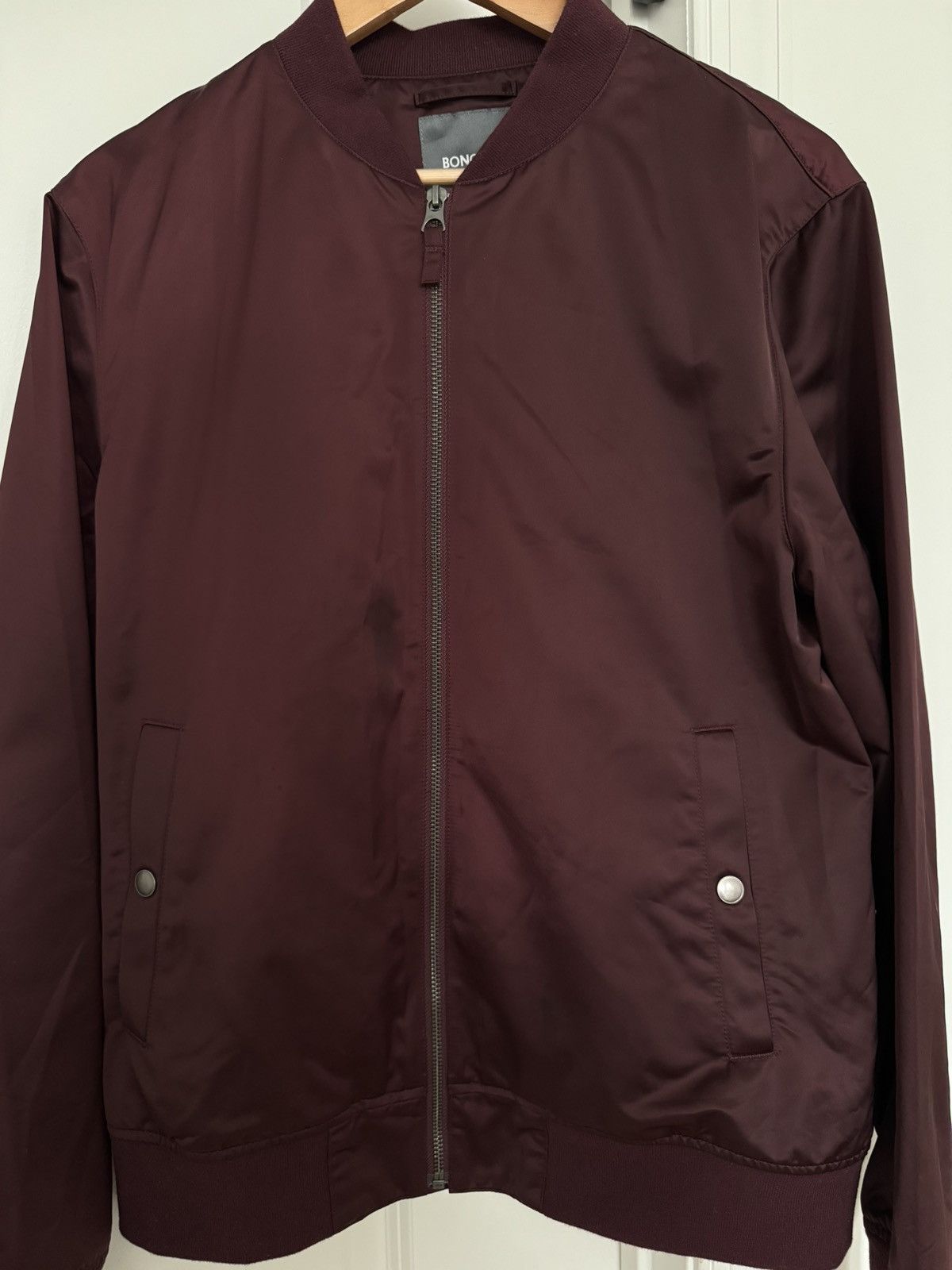 Bonobos Burgundy Boulevard Bomber | Grailed