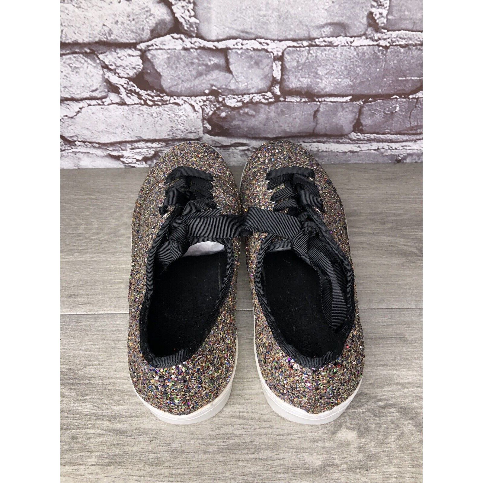 Other Torrid Colorful Glitter Lace Up Low Top Sneakers Shoes Women Size US 10 / IT 40 - 5 Thumbnail