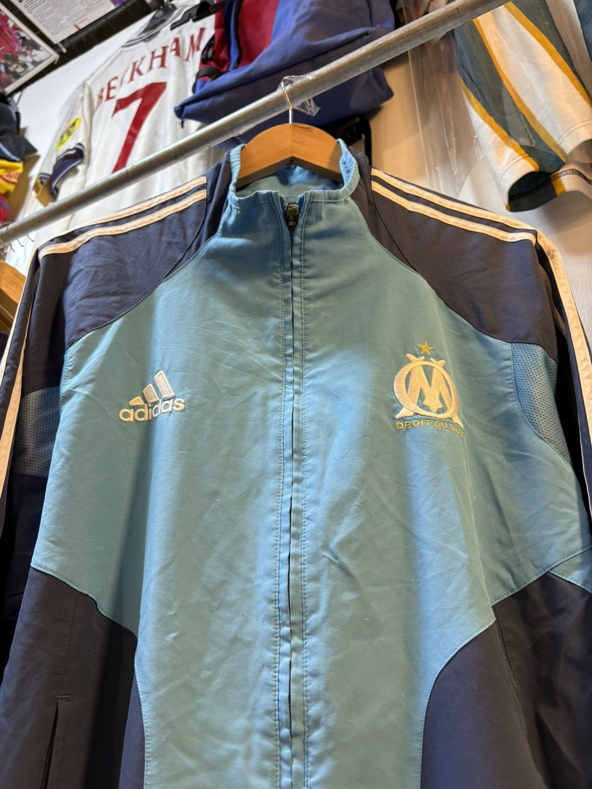 Adidas Vintage Y2K Olympique de Marseille Tracksuit Size US M / EU 48-50 / 2 - 2 Thumbnail