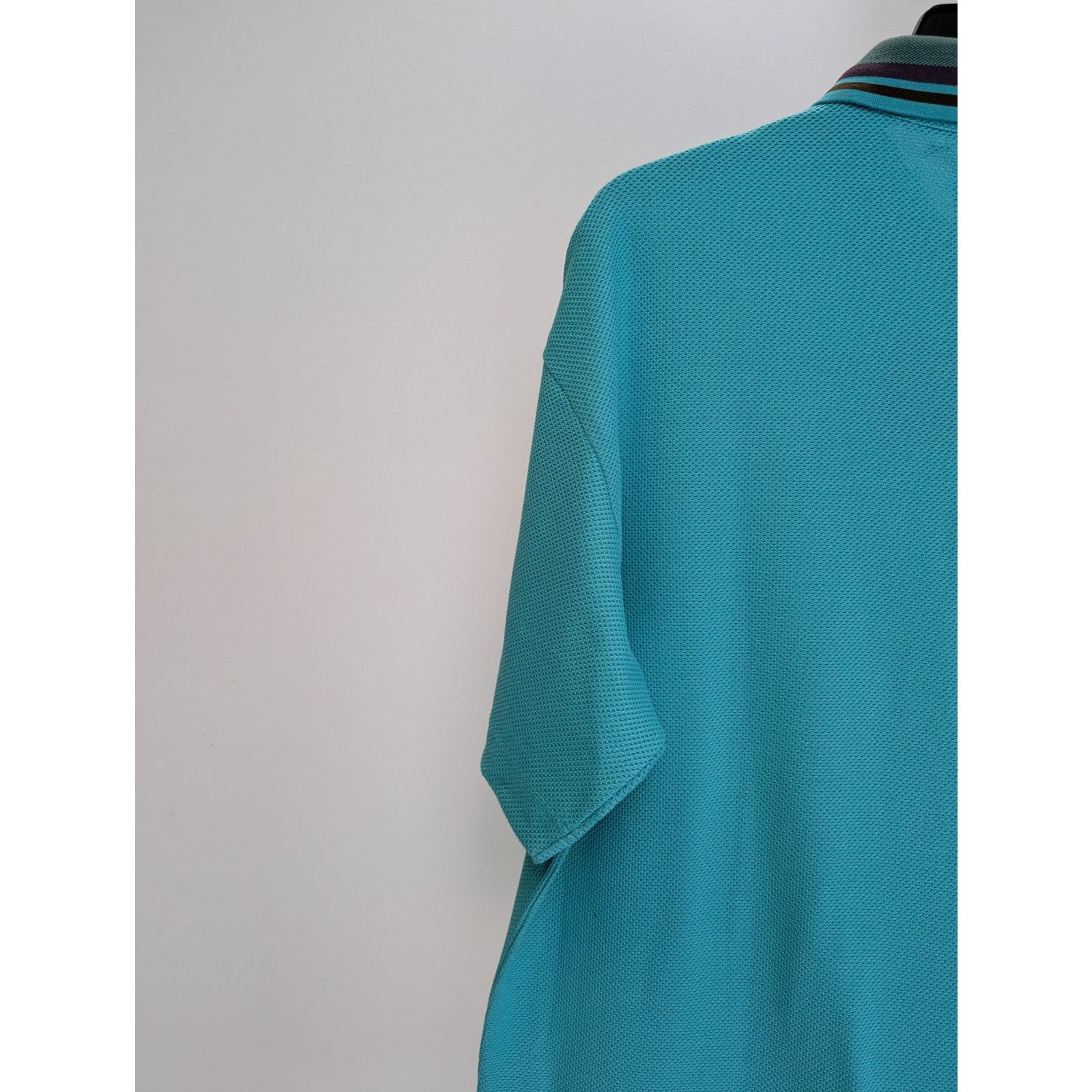 Loro Piana o1rshd1 Polo MM Cambria Pique in Sky Blue Size US XXL / EU 58 / 5 - 8 Thumbnail