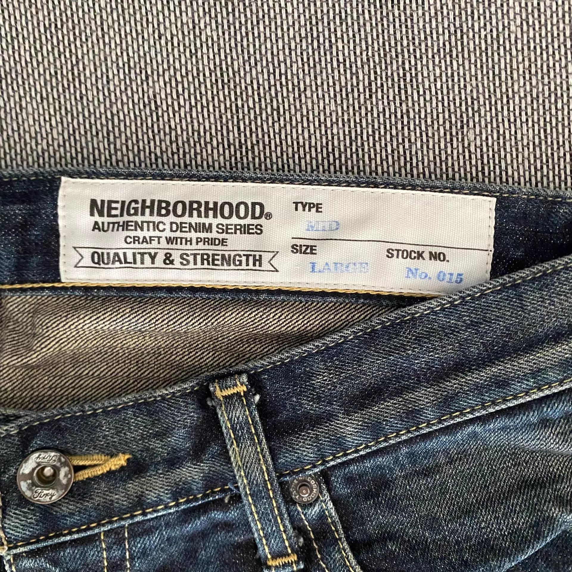 Neighborhood Neighborhood 15ss Mid Straight Blue Denim Jean L Size US 34 / EU 50 - 7 Thumbnail