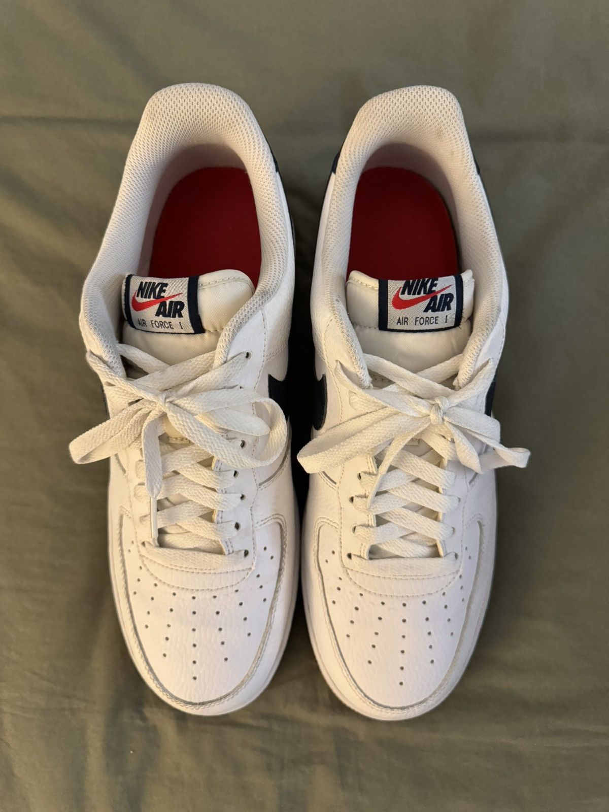 Nike Air Force 1 AF1 Low ‘07 White Obsidian Gum 11.5 Size US 11.5 / EU 44-45 - 2 Thumbnail