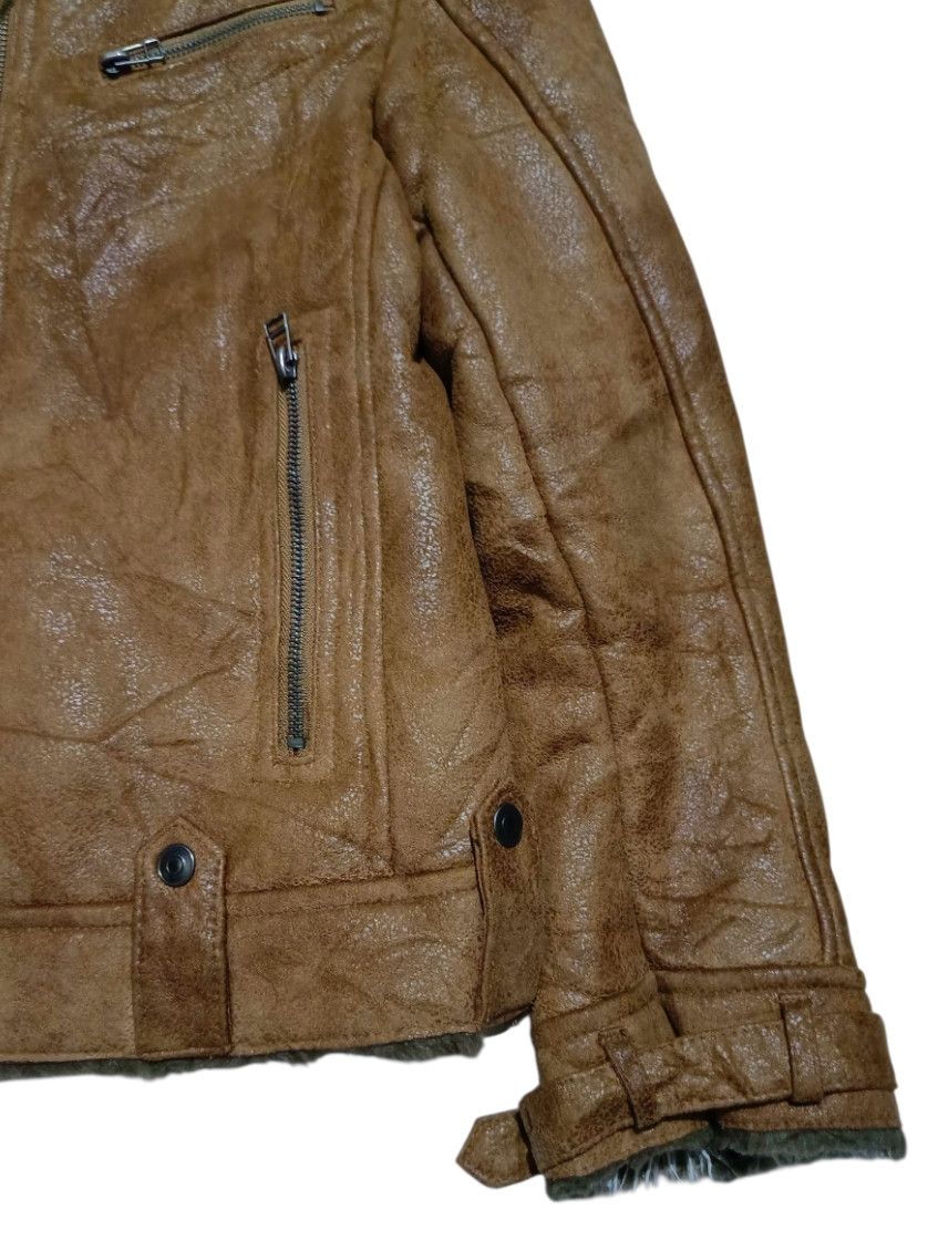 semanticdesign Semantic Design Leather Shearling Riders Jacket Size US M / EU 48-50 / 2 - 10 Thumbnail