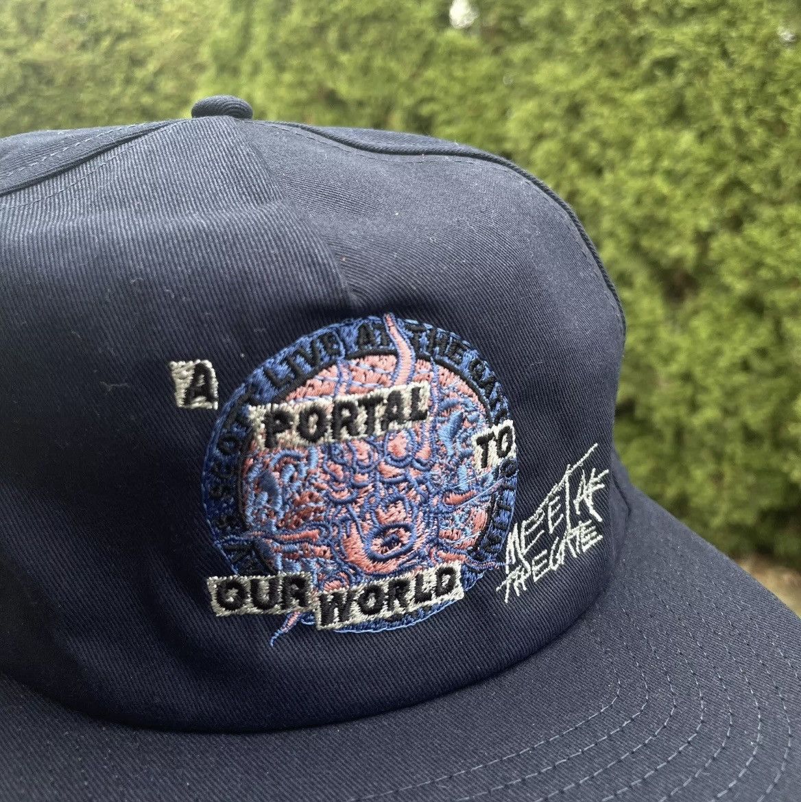 Travis Scott RARE Travis Scott Rolling Loud NYC 2021 Hat navy Size ONE SIZE - 2 Thumbnail