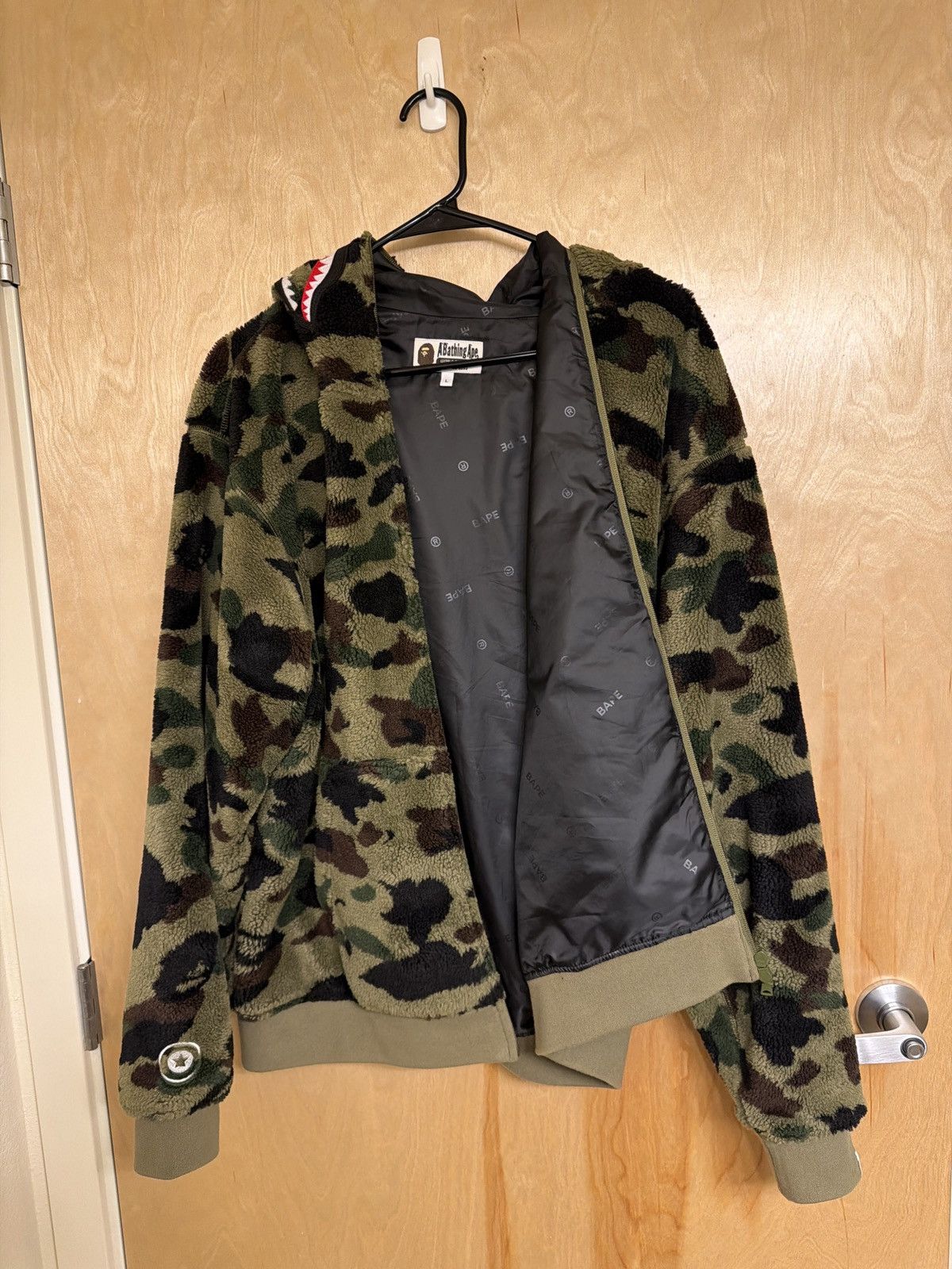 Bape Bape Camo Fleece Zip Up Size US L / EU 52-54 / 3 - 2 Thumbnail