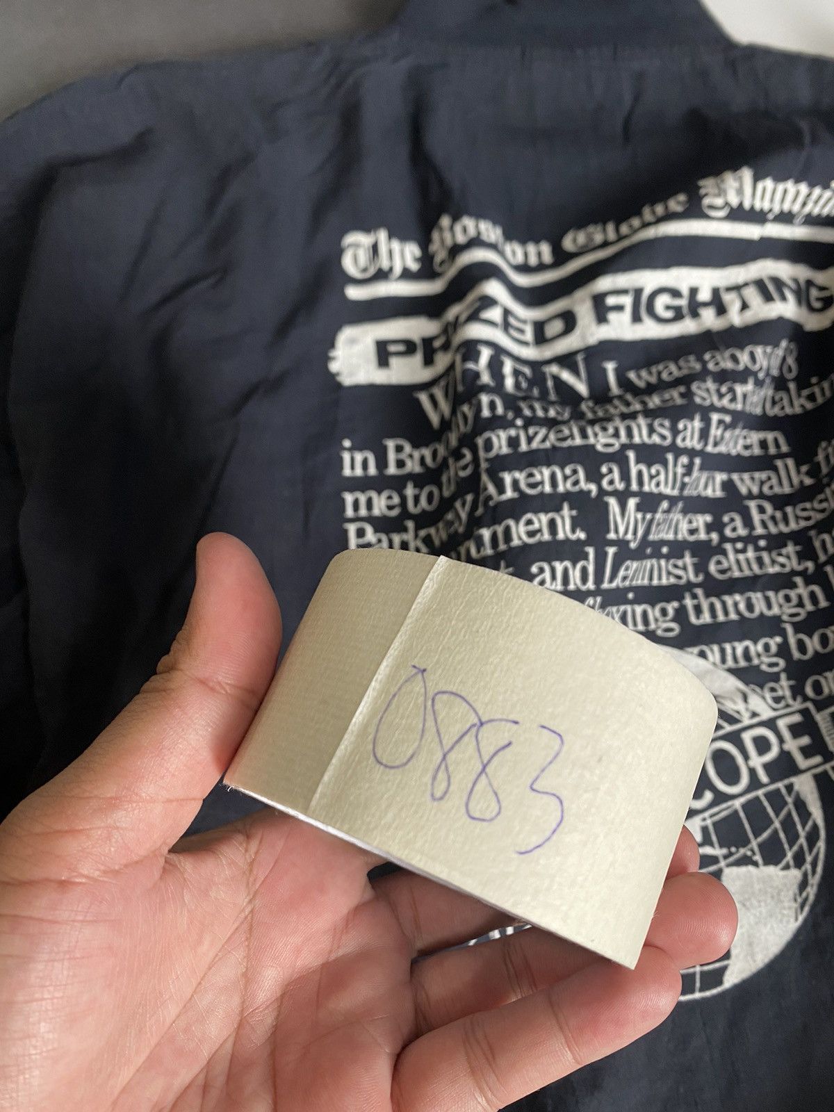 Japanese Brand PRIZED FIGHTING TSHIRT Size US XXL / EU 58 / 5 - 11 Thumbnail