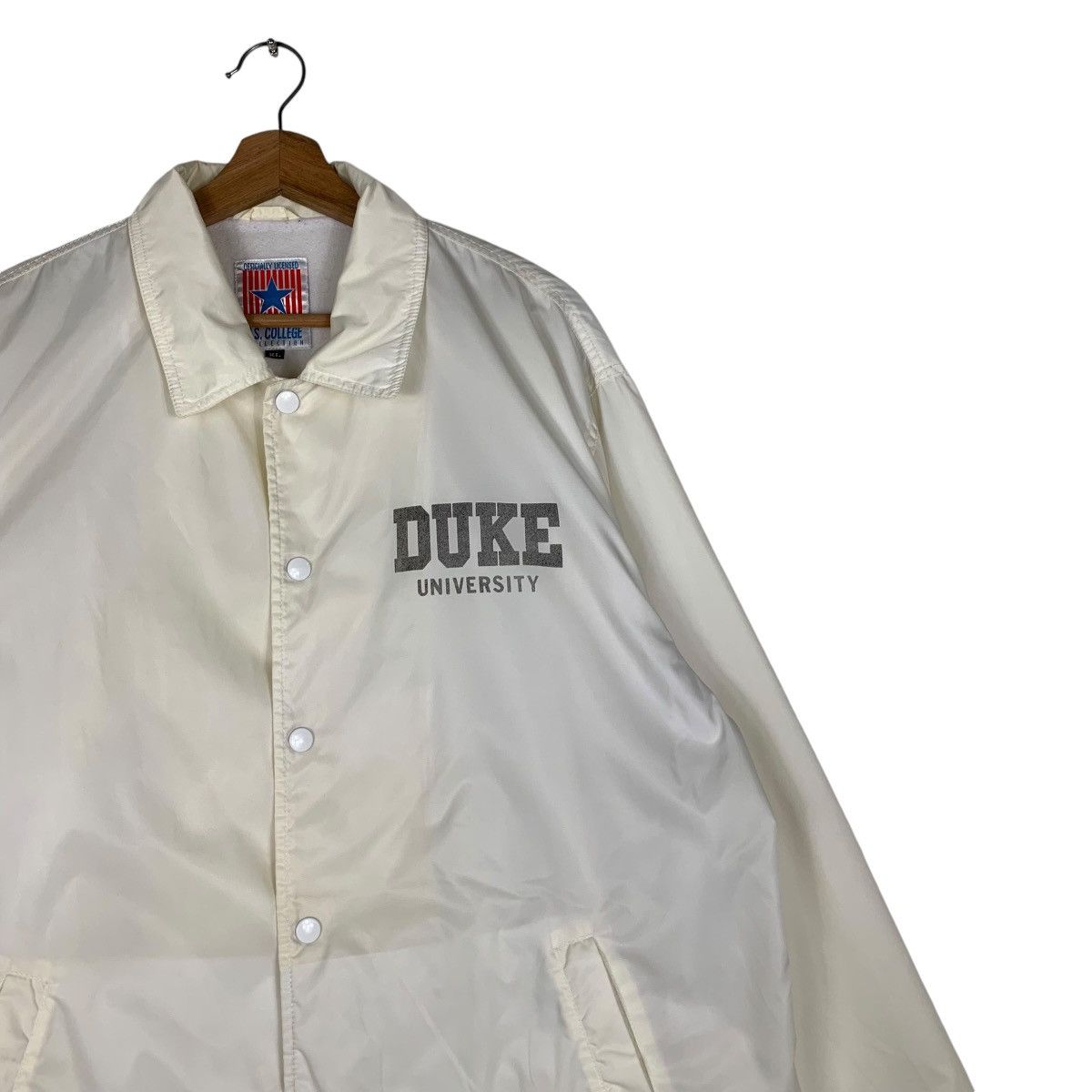 Vintage DUKE UNIVERSITY Sport & Fitness Coach Jacket #1322-C60 Size US XL / EU 56 / 4 - 8 Thumbnail