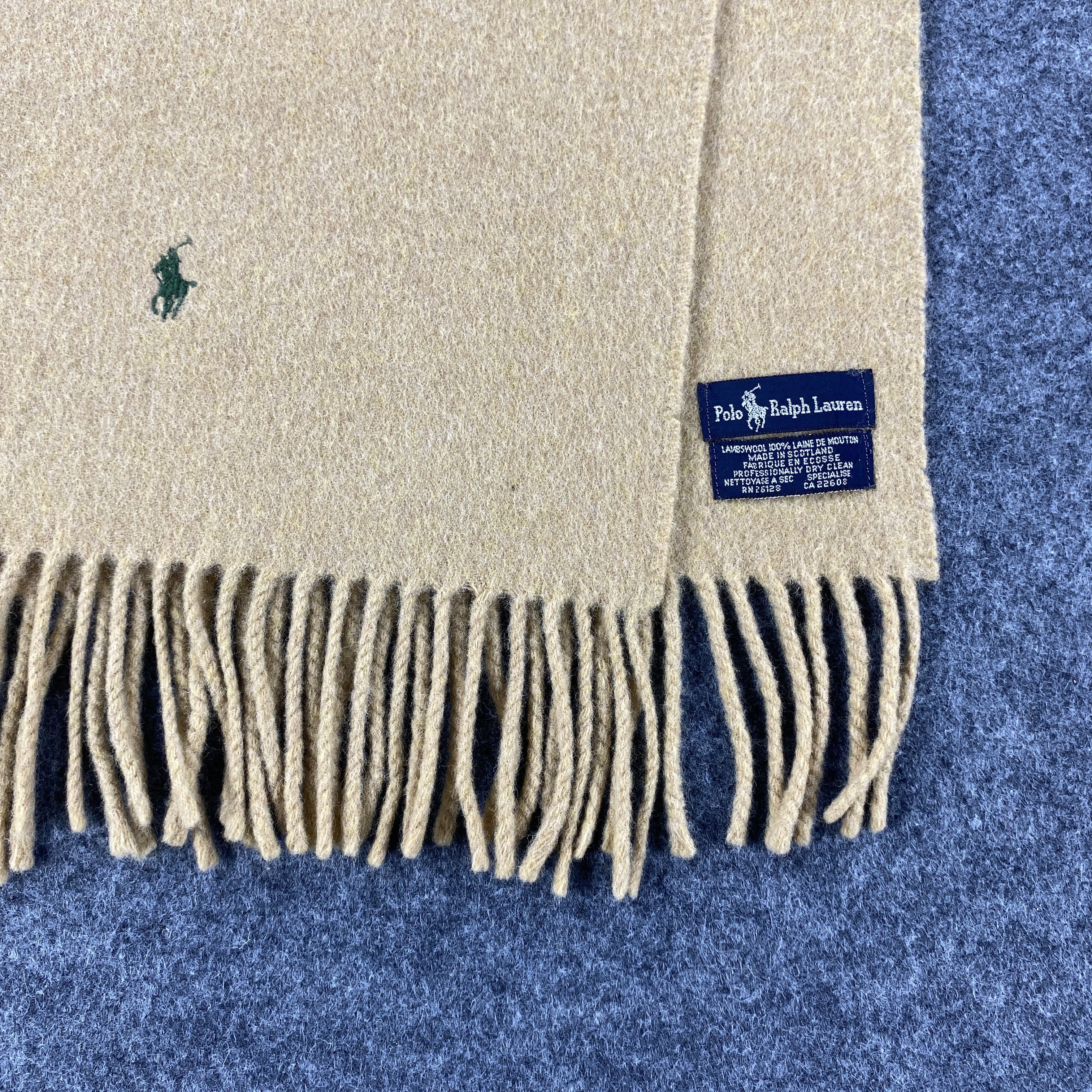 Polo Ralph Lauren × Vintage GF10498 Polo Ralph Lauren Scarf Neck Wear Muffler Nova Check Size ONE SIZE - 3 Thumbnail