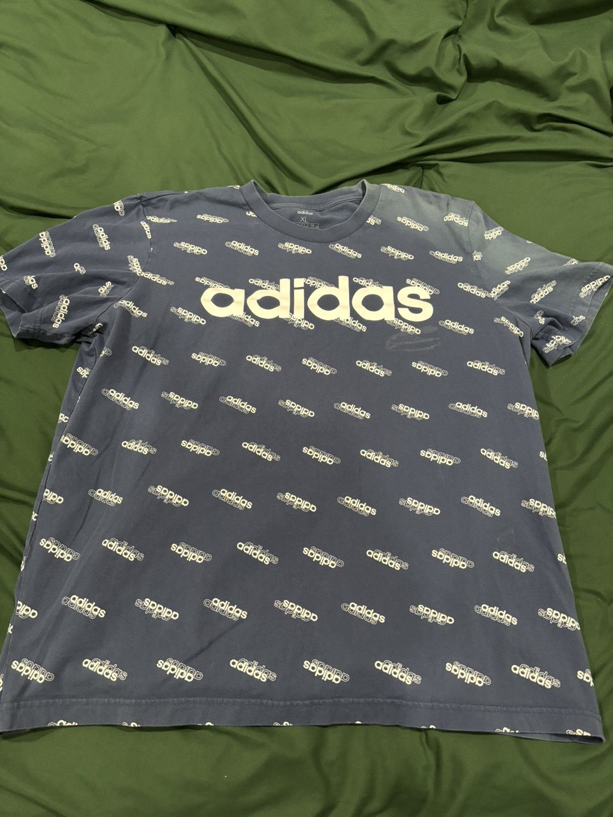 Adidas Navy adidas tshirt Size US XL / EU 56 / 4 - 1 Thumbnail