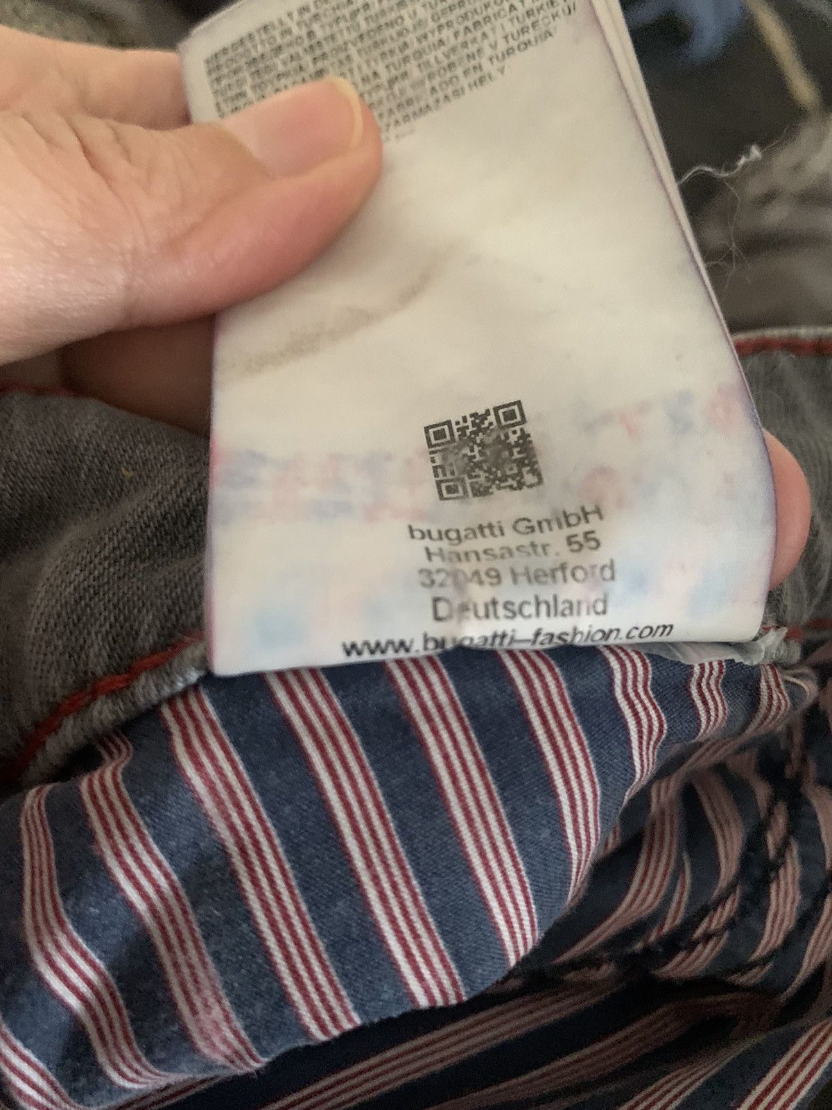 Bugatti × Designer Bugatti 'Flex City' Grey Men's Jeans Distressed Light Grey Denim Designer Classic Style Size US 30 / EU 46 - 8 Thumbnail