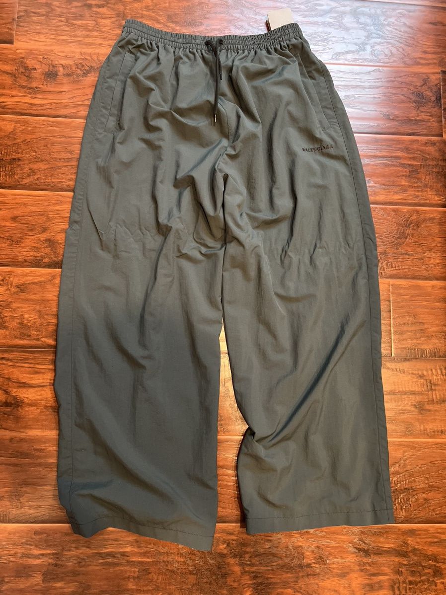 Balenciaga Balenciaga Forest Green Track Pants Size US 31 - 2 Thumbnail