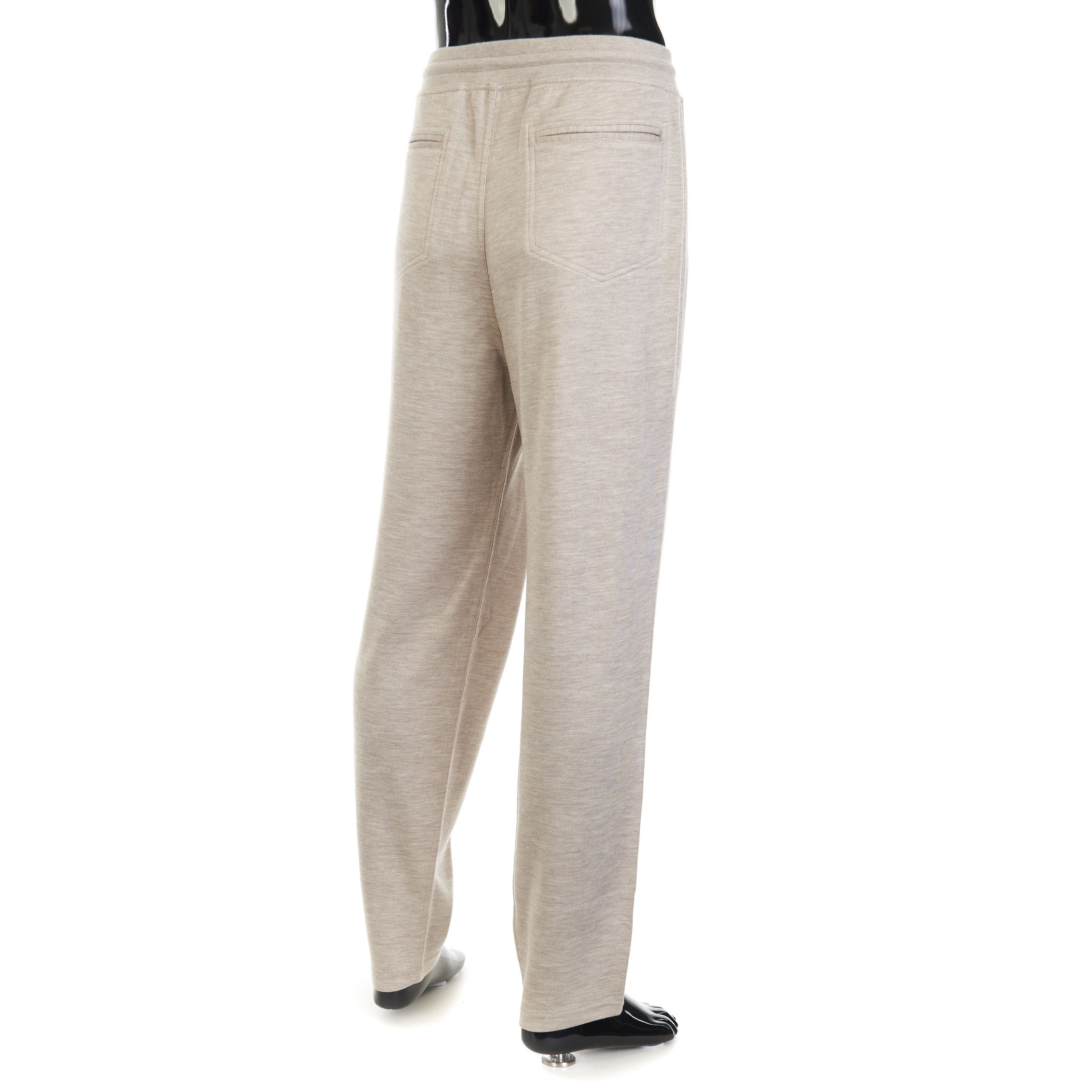 Brunello Cucinelli Beige Cashmere & Silk Sweatpants - Drawstring Size XXL Size US 38 / EU 54 - 5 Thumbnail