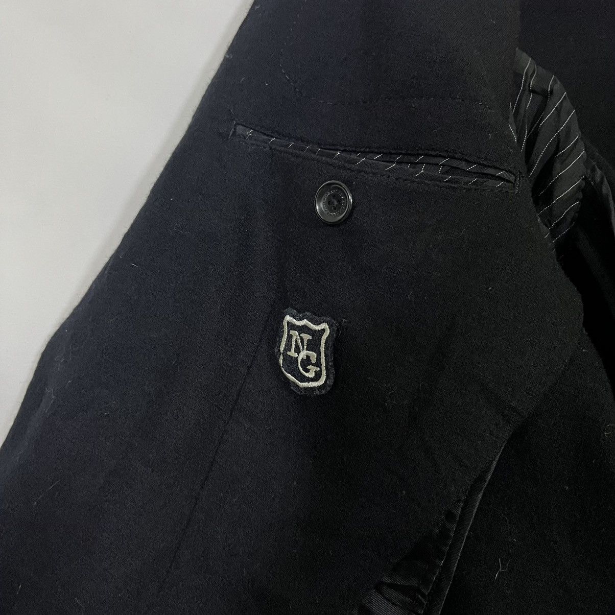 Yohji Yamamoto MODA CLASSIC WOOL SINGLE BREASTED COAT BLAZER Size US S / EU 44-46 / 1 - 7 Thumbnail