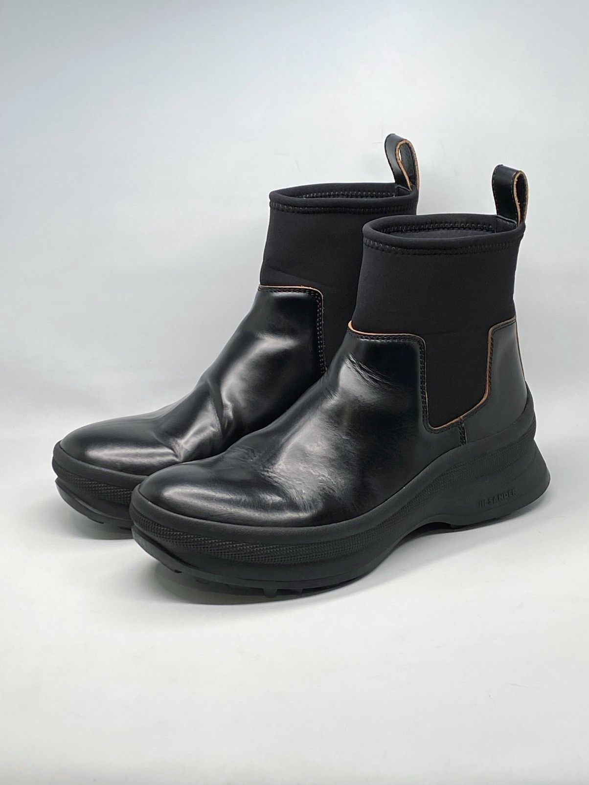 Jil Sander Jil Sander Men’s Leather Ankle Boots size 43/us size 10 Size US 10 / EU 43 - 1 Thumbnail
