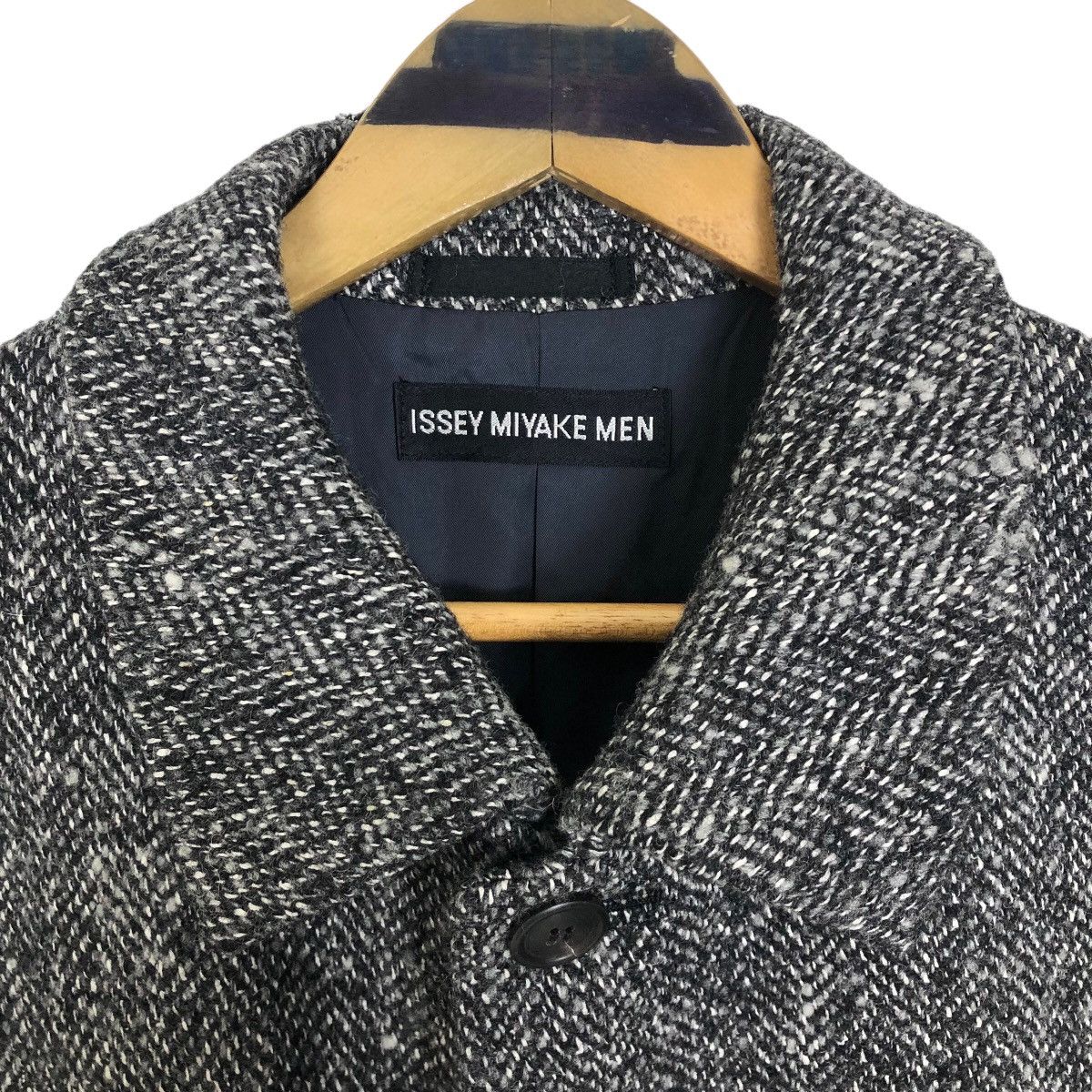 Issey Miyake Vintage Issey Miyake Men 2009 A/W Tweed Coat Blazer Size US L / EU 52-54 / 3 - 6 Thumbnail
