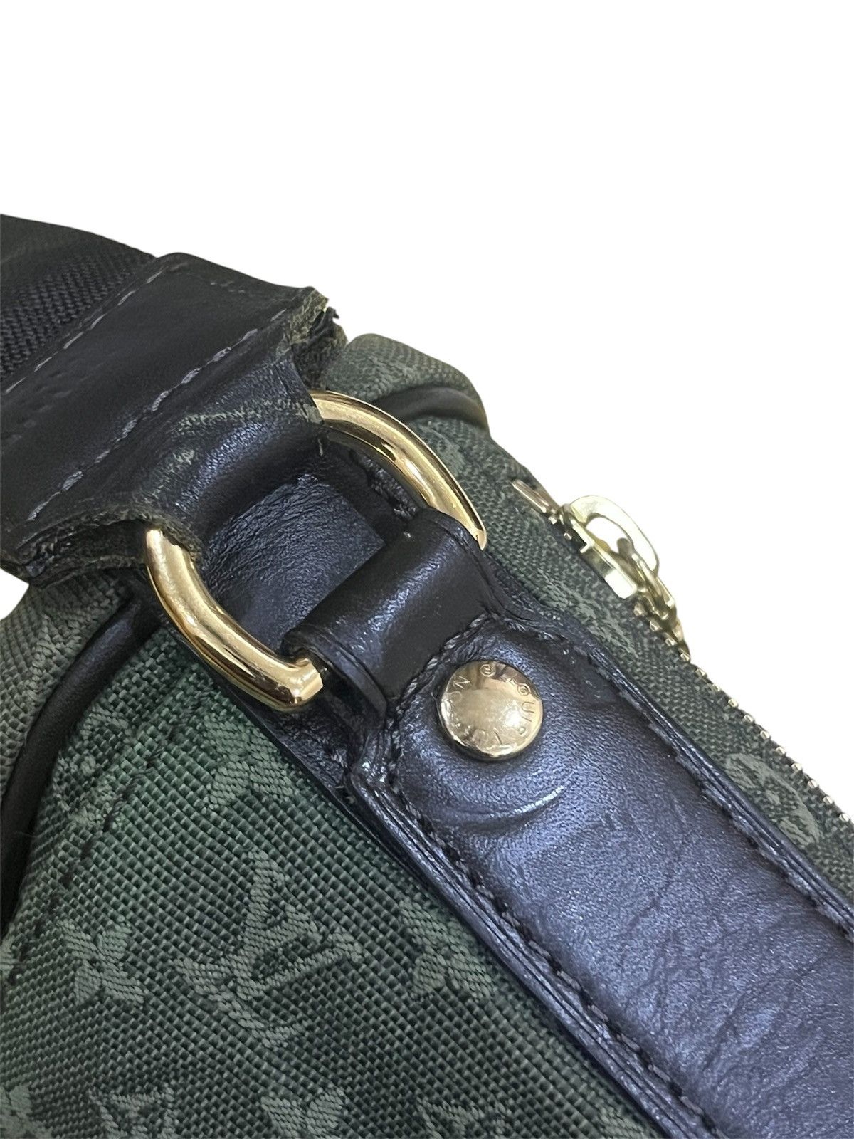 Louis Vuitton LOUIS VUITTON KHAKI MONOGRAM MINI LIN MAMAN BAG Size ONE SIZE - 9 Thumbnail