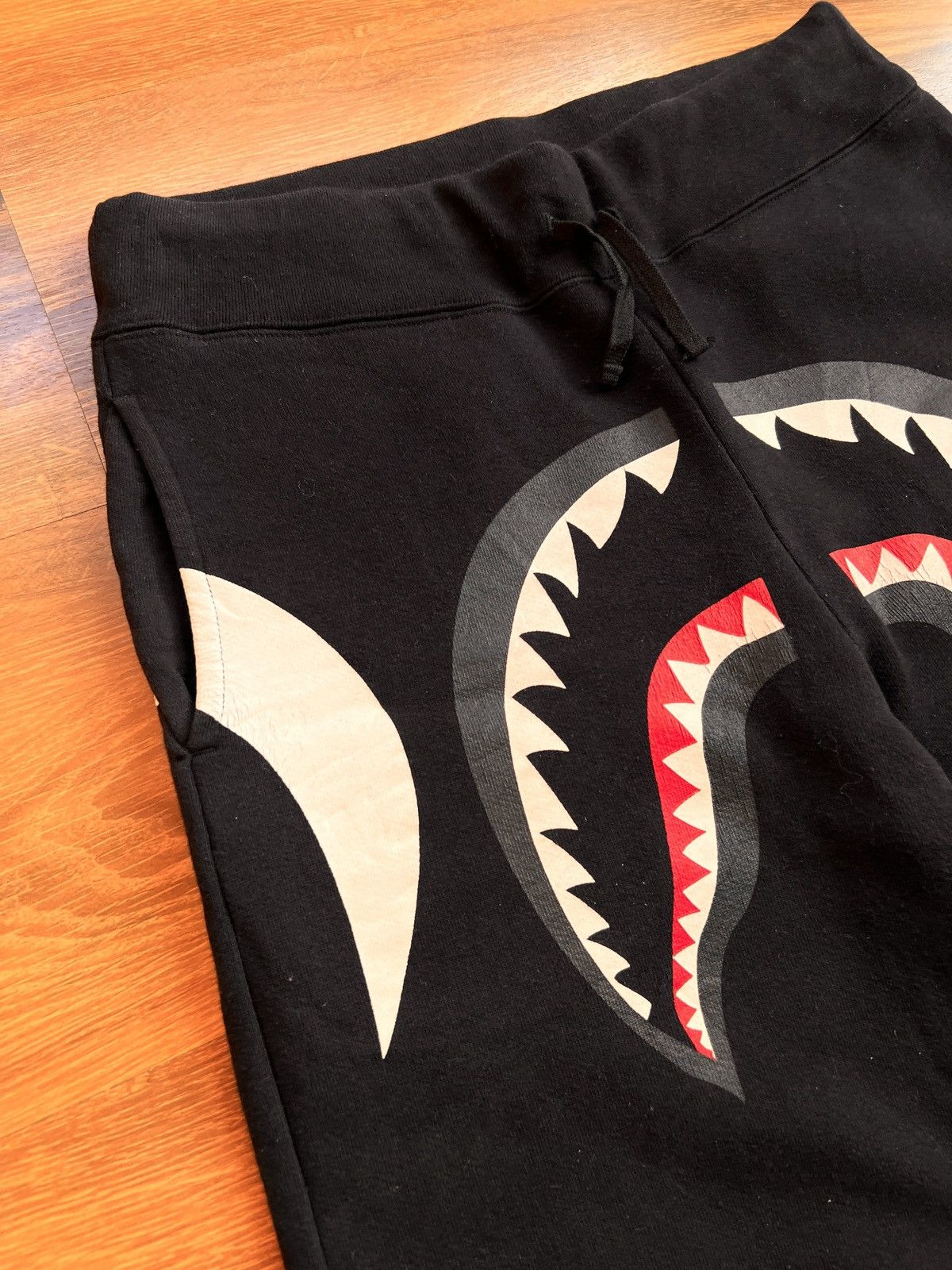 Bape Rare Bape x Black Scale BLVCK Shark Joggers / Sweatpants Size US 28 / EU 44 - 9 Thumbnail