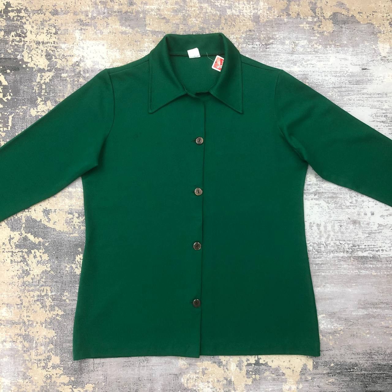 Vintage Y52. RARE VINTAGE MADE IN USA POLYSTER JACKET Size XXS / US 00 / IT 34 - 3 Thumbnail