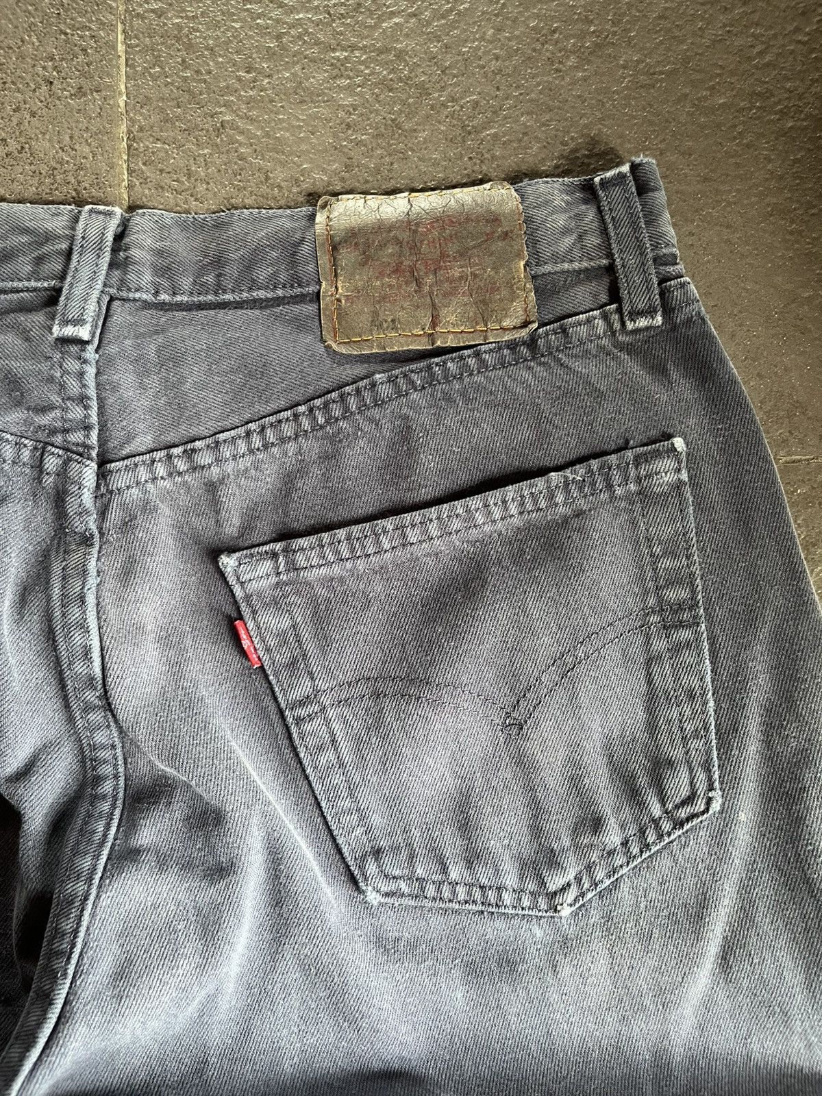 Levi's 34X32 Late 90’s Levi’s 501 Dye Black Distressed Faded Size US 32 / EU 48 - 8 Thumbnail