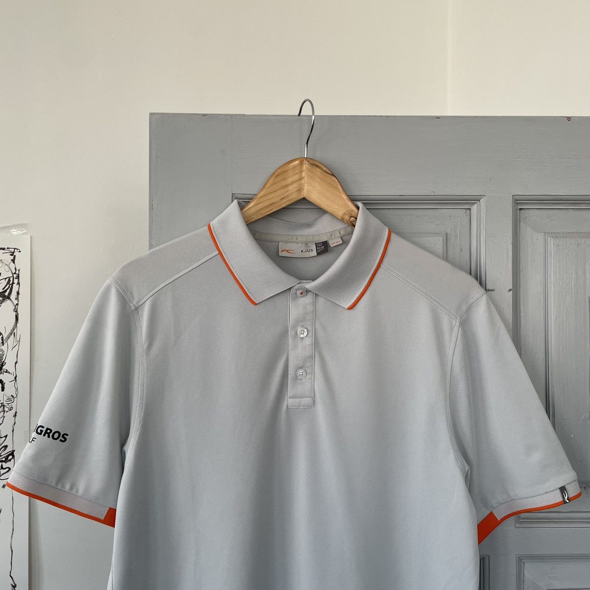 KJUS Vintage Kjus Polo Migros Golf T-shirt size M sport feet Size US M / EU 48-50 / 2 - 4 Thumbnail