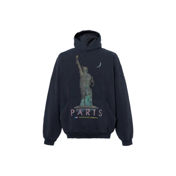 Balenciaga Balenciaga Eiffel Tower Graphic Hoodie 0079 | Grailed