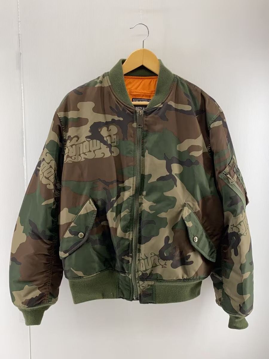 Camouflage Street Fighter Bomber Jacket Camo Logo MA-1 Bomber