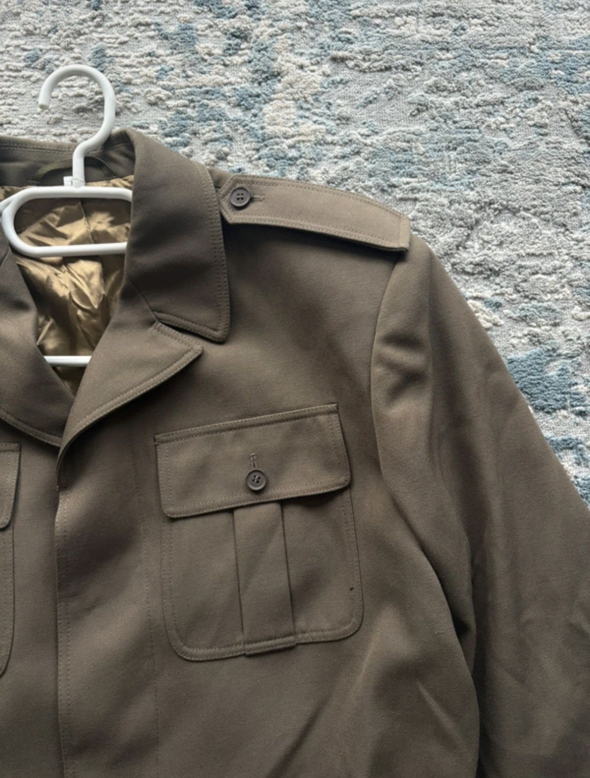 Other BOXY Vintage Military Jacket Cropped 90s Polizei Size US S / EU 44-46 / 1 - 7 Thumbnail