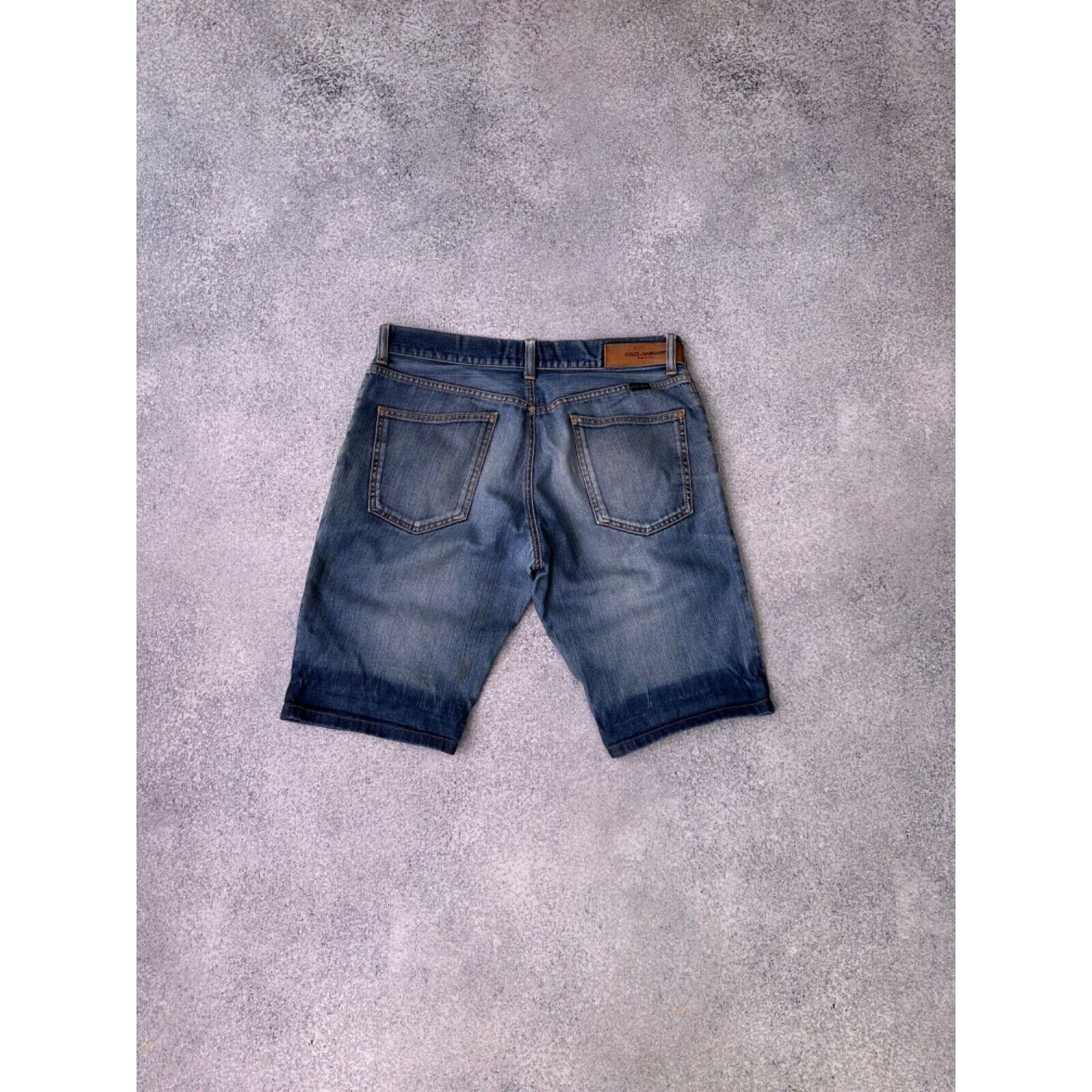 Dolce & Gabbana VTG Dolce&Gabbana Dirty Denim Shorts Size US 30 / EU 46 - 1 Thumbnail
