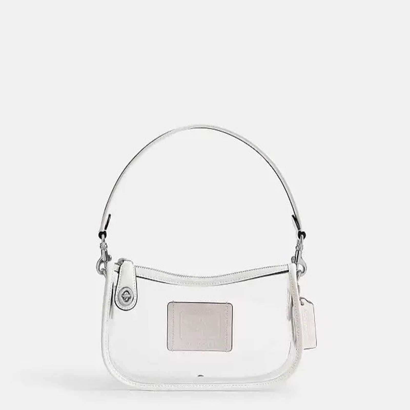 Coach NWT Coach Stadium Swinger Bag Clear Dust Bag CBH13 Chalk Size ONE SIZE - 4 Thumbnail