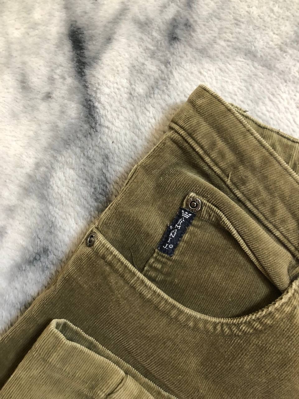 Armani Armani Vintage Y2K Corduroy straight pants streetwear Size US 36 / EU 52 - 2 Thumbnail