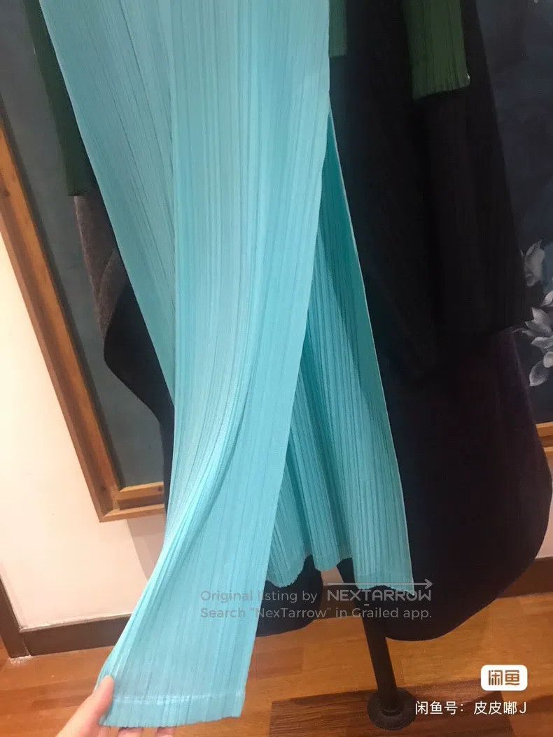 Issey Miyake Issey Miyake Blue Dress Size L / US 10 / IT 46 - 4 Thumbnail