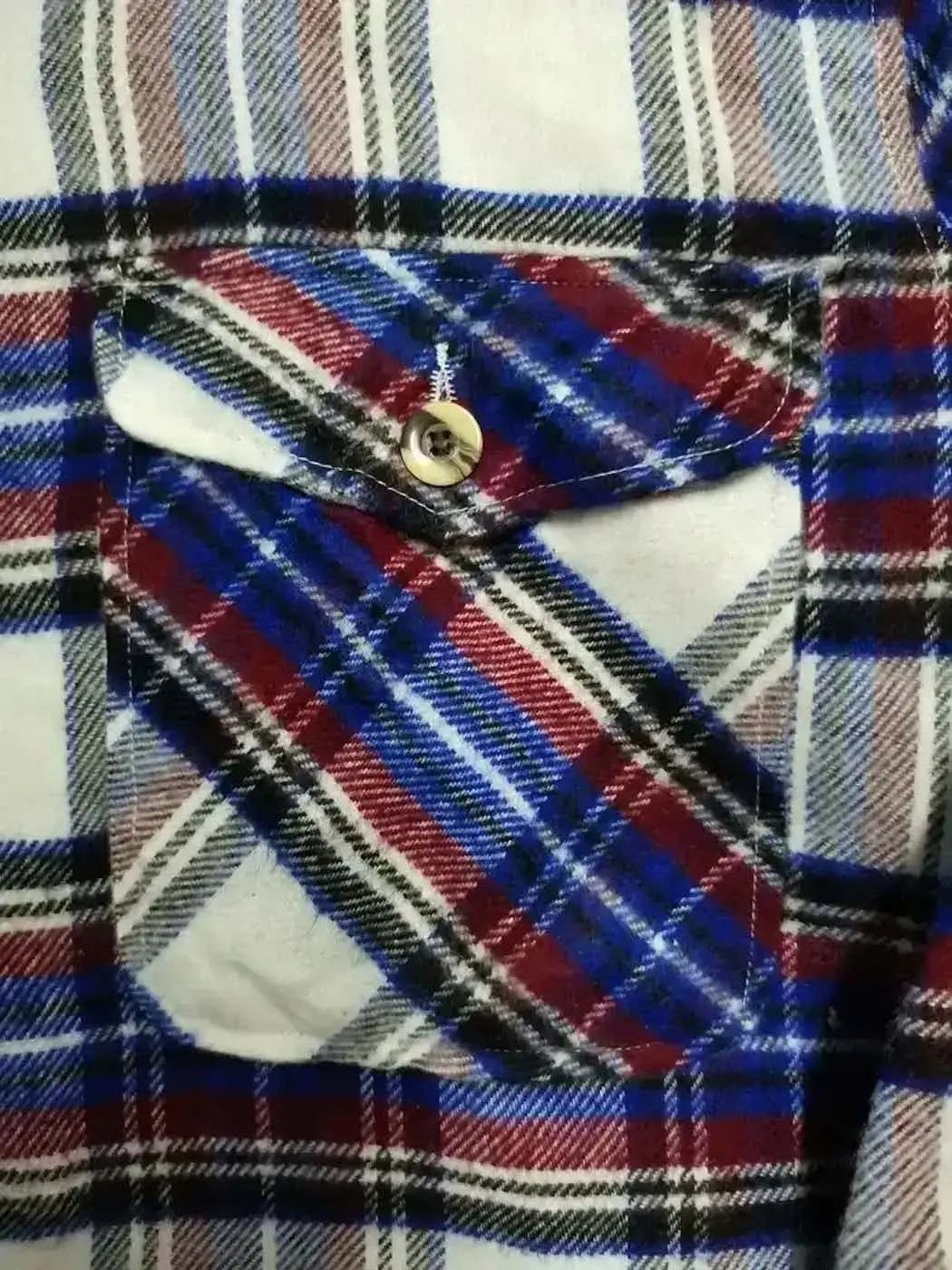 Vintage Vintage Ceronias Stripe Print Flannel Size US M / EU 48-50 / 2 - 2 Thumbnail
