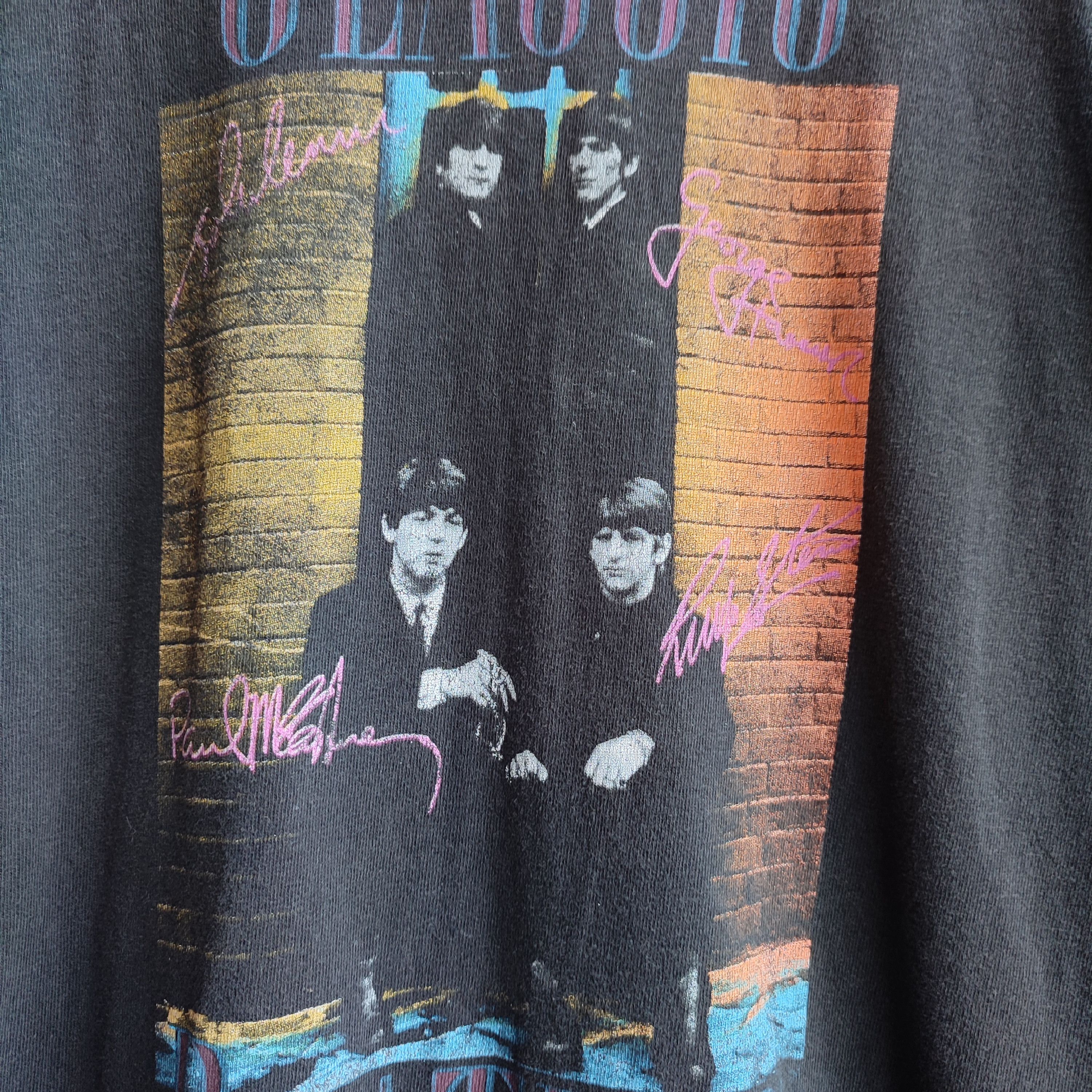 Band Tees × Vintage Vintage 90s The Beatles Single Stitch T-Shirt Size US M / EU 48-50 / 2 - 2 Thumbnail