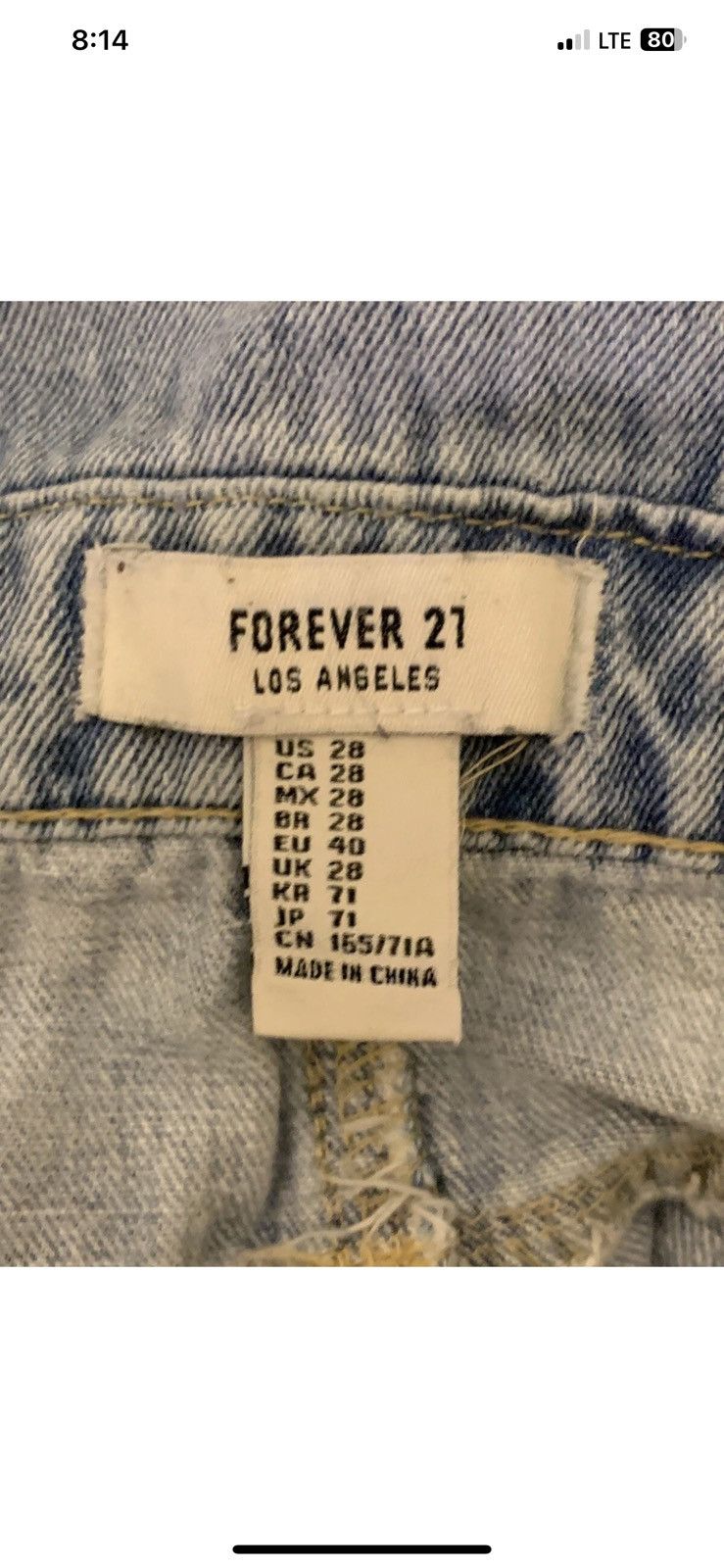 Forever 21 Forever 21 women’s sz 28 overalls denim blue distressed Size 28" / US 6 / IT 42 - 2 Thumbnail