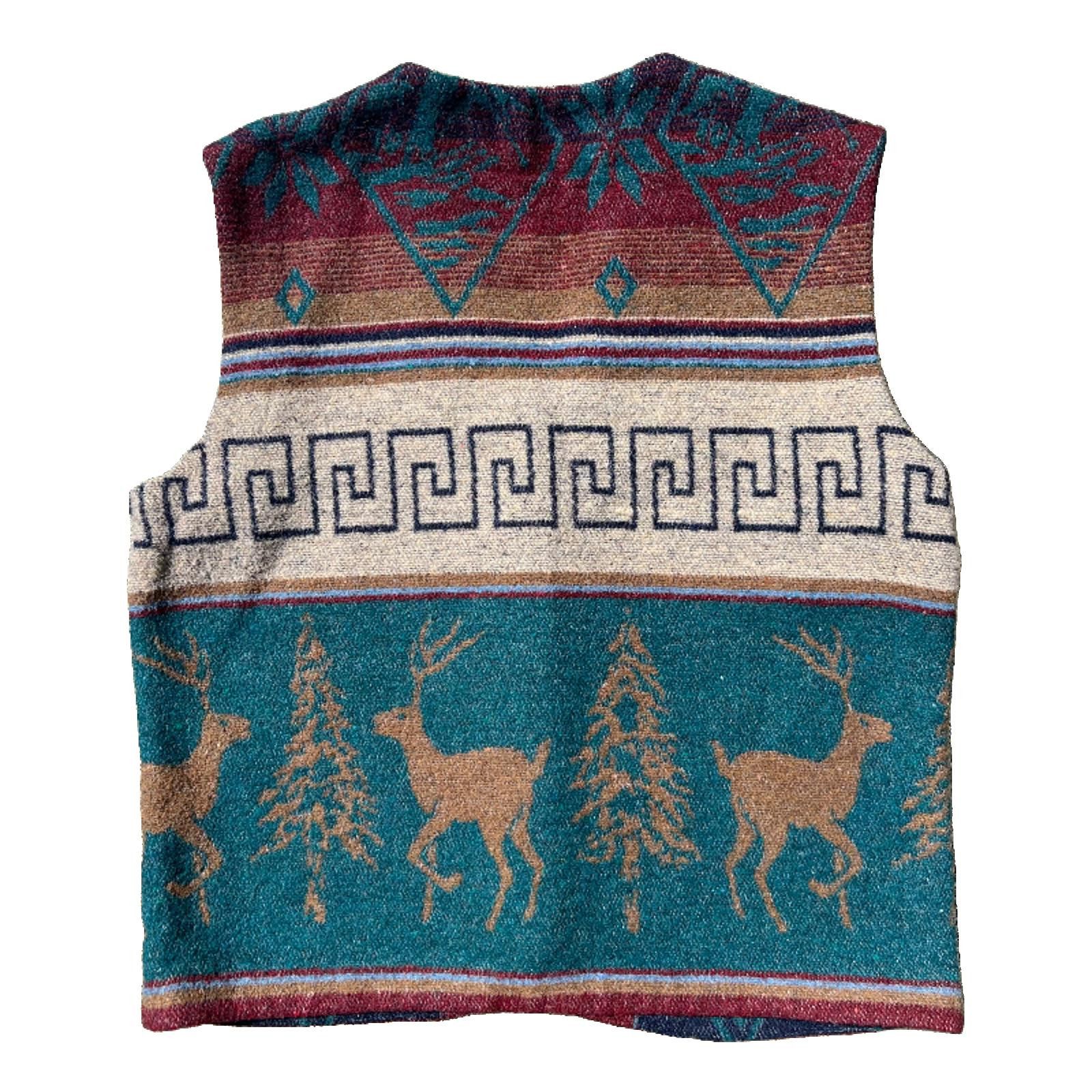Other Imperial Connection Southwestern Wool Vest 1990s Size ONE SIZE - 2 Thumbnail