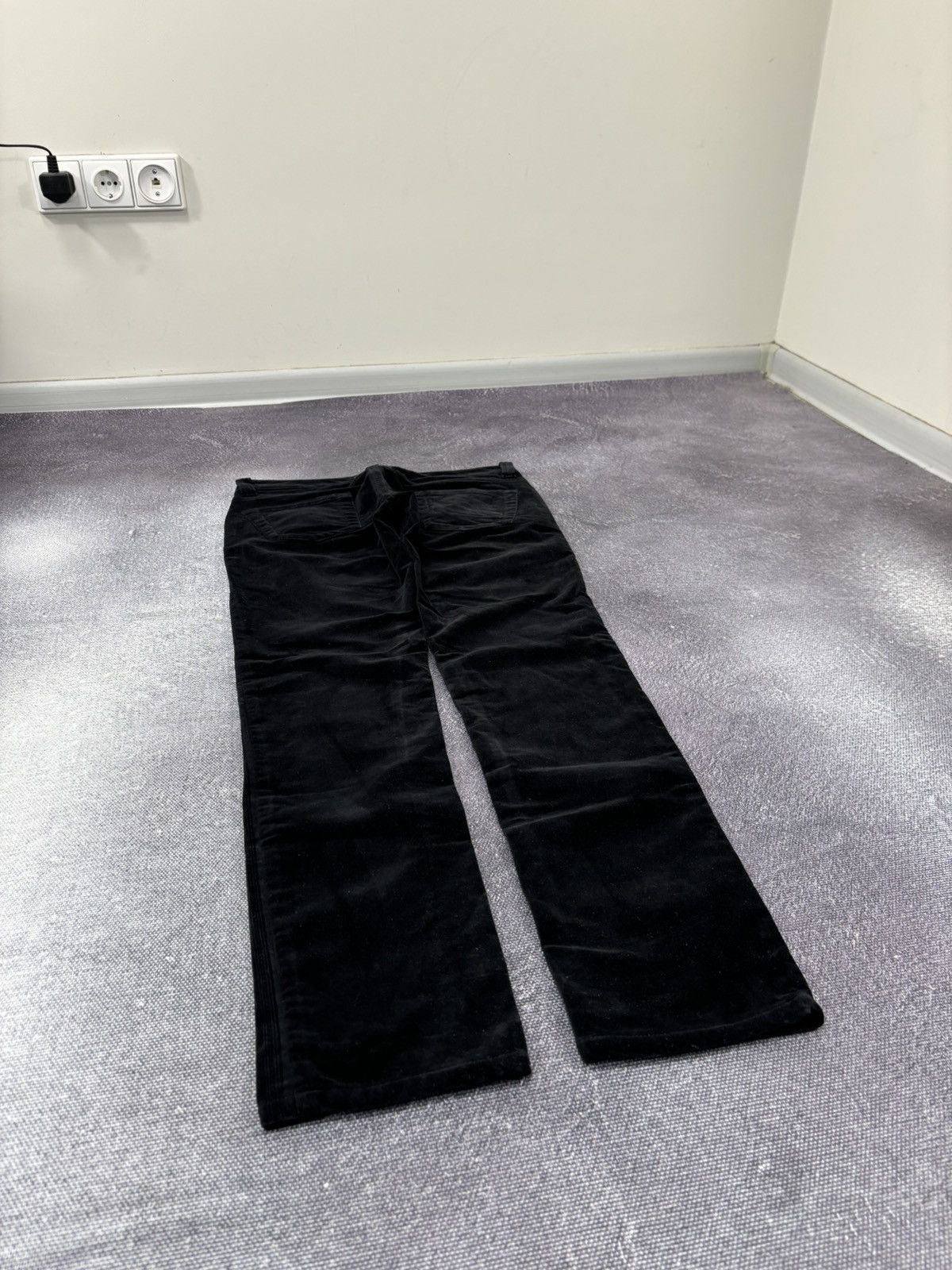 Jean Paul Gaultier Vintage Jean Paul Gaultier Women’s Velvet Rare Black Pants Size 30" / US 8 / IT 44 - 13 Thumbnail