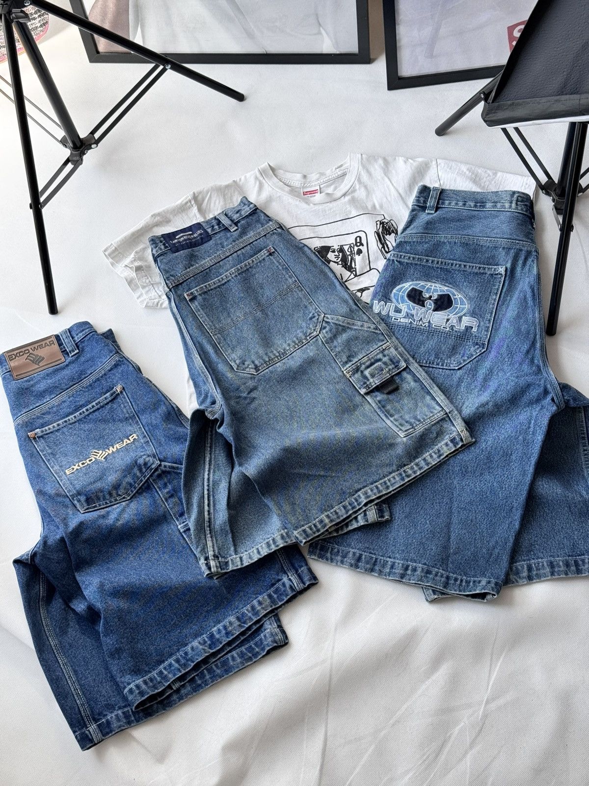 JNCO Crazy vintage 90’s Exco Wear jeans baggy jnco baggy jorts Size US 28 / EU 44 - 4 Thumbnail