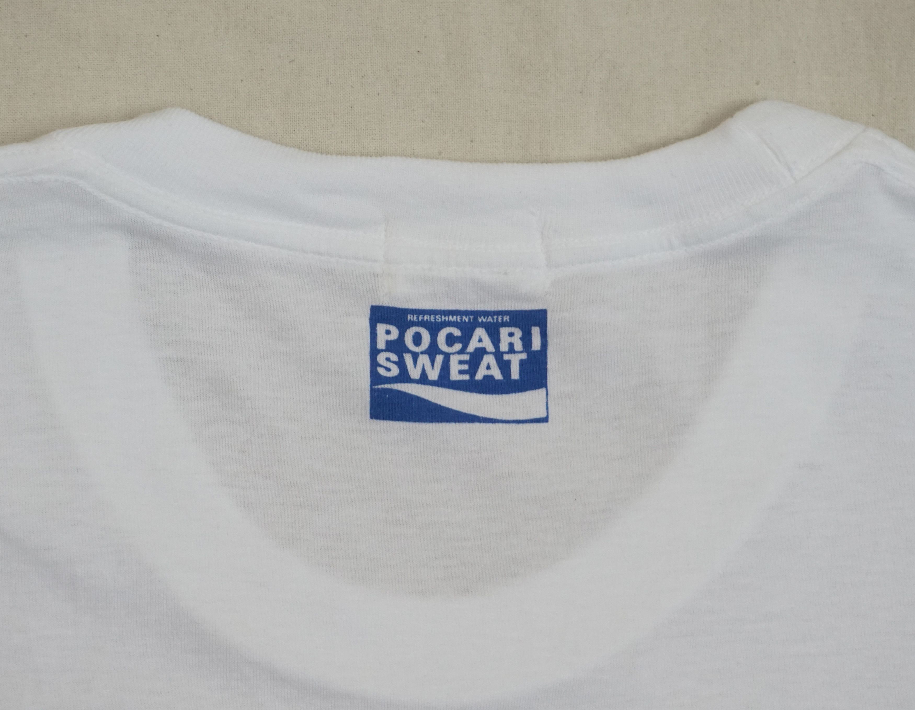 Band Tees × Vintage 90's Wands Pocari Sweat T-shirt Size US L / EU 52-54 / 3 - 4 Thumbnail