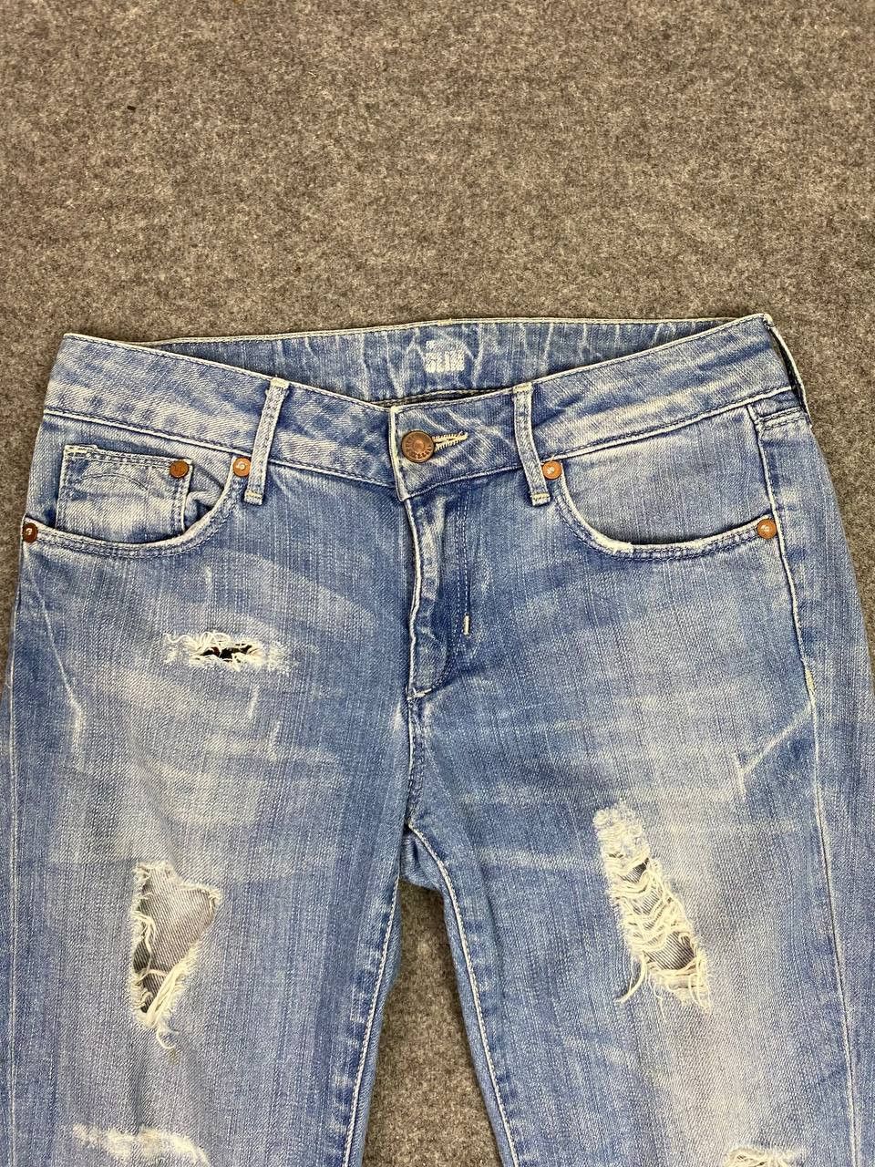 H&M &denim by h&m slim distressed denim Size US 30 / EU 46 - 10 Thumbnail
