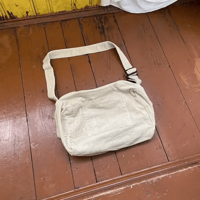 Other Corduroy Crossbody Bag y2k japanese style faded distressed Size ONE SIZE - 5 Thumbnail