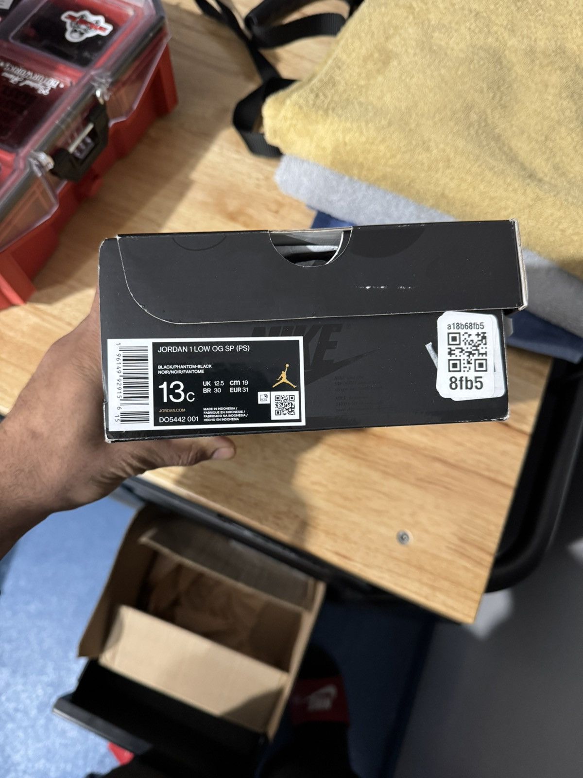 Jordan Brand × Travis Scott Black phantom travis scott Size US 5 / EU 37 - 4 Thumbnail