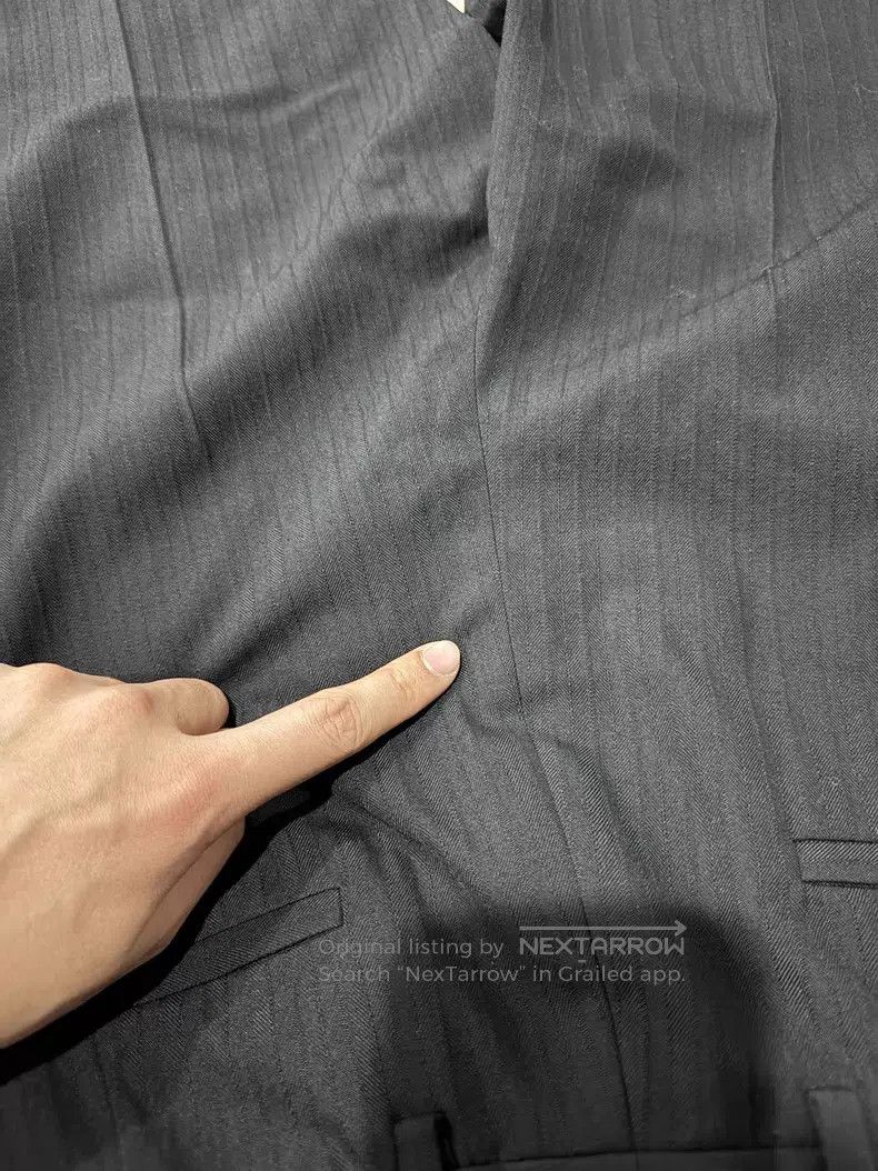 Saint Laurent Paris Saint Laurent Paris Dark Pattern Men's Smoking Trousers Size US 34 / EU 50 - 9 Thumbnail