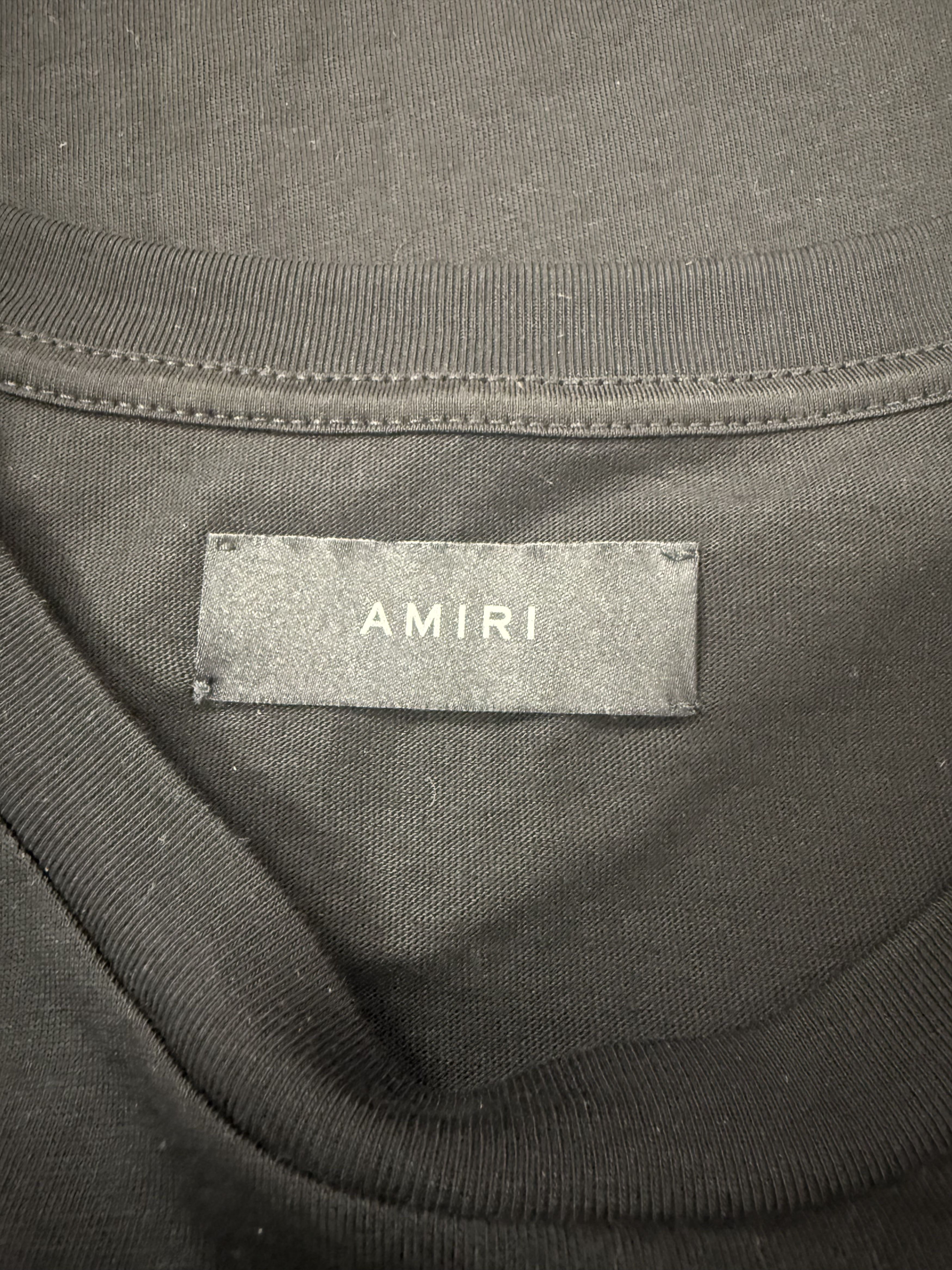 Amiri Amiri Blue Logo Tee Size US XXL / EU 58 / 5 - 3 Thumbnail