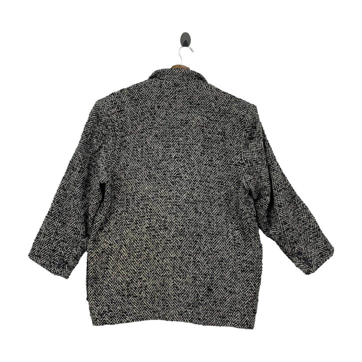 Japanese Brand Vintage PRE BOIS Japanese Brand Herringbone Wool Blazer Coat Size M / US 6-8 / IT 42-44 - 2 Thumbnail